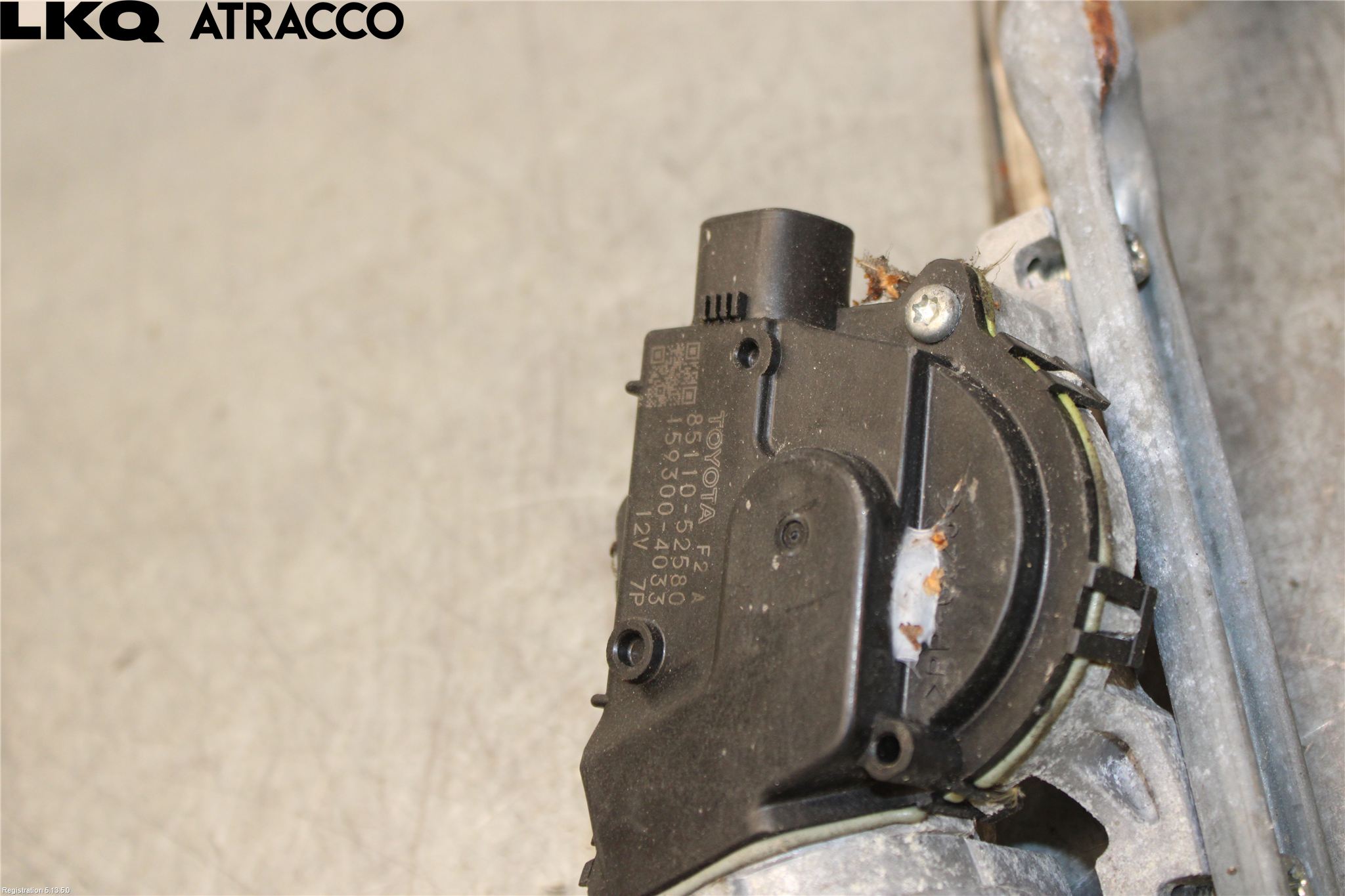 Toyota VERSO-S 11-16 Torkarmotor Vindruta