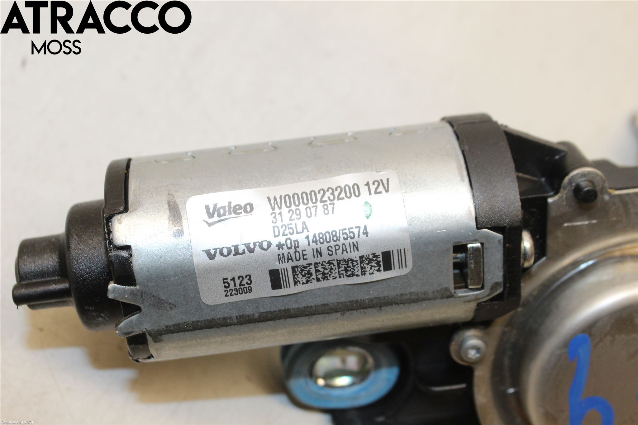Volvo XC60 09-13 Torkarmotor Baklucka
