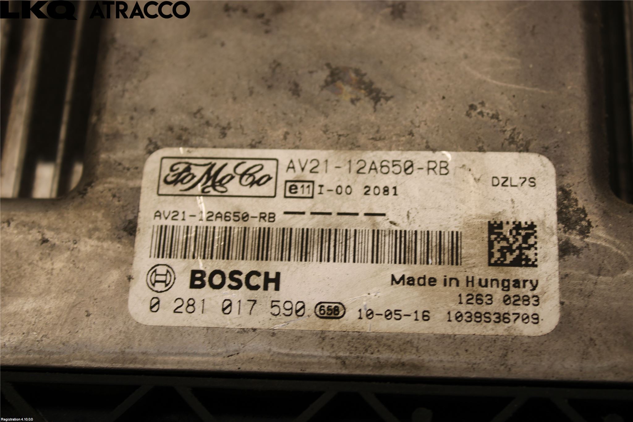 Ford FIESTA 09-12 Styrenhet Insprut Bensin