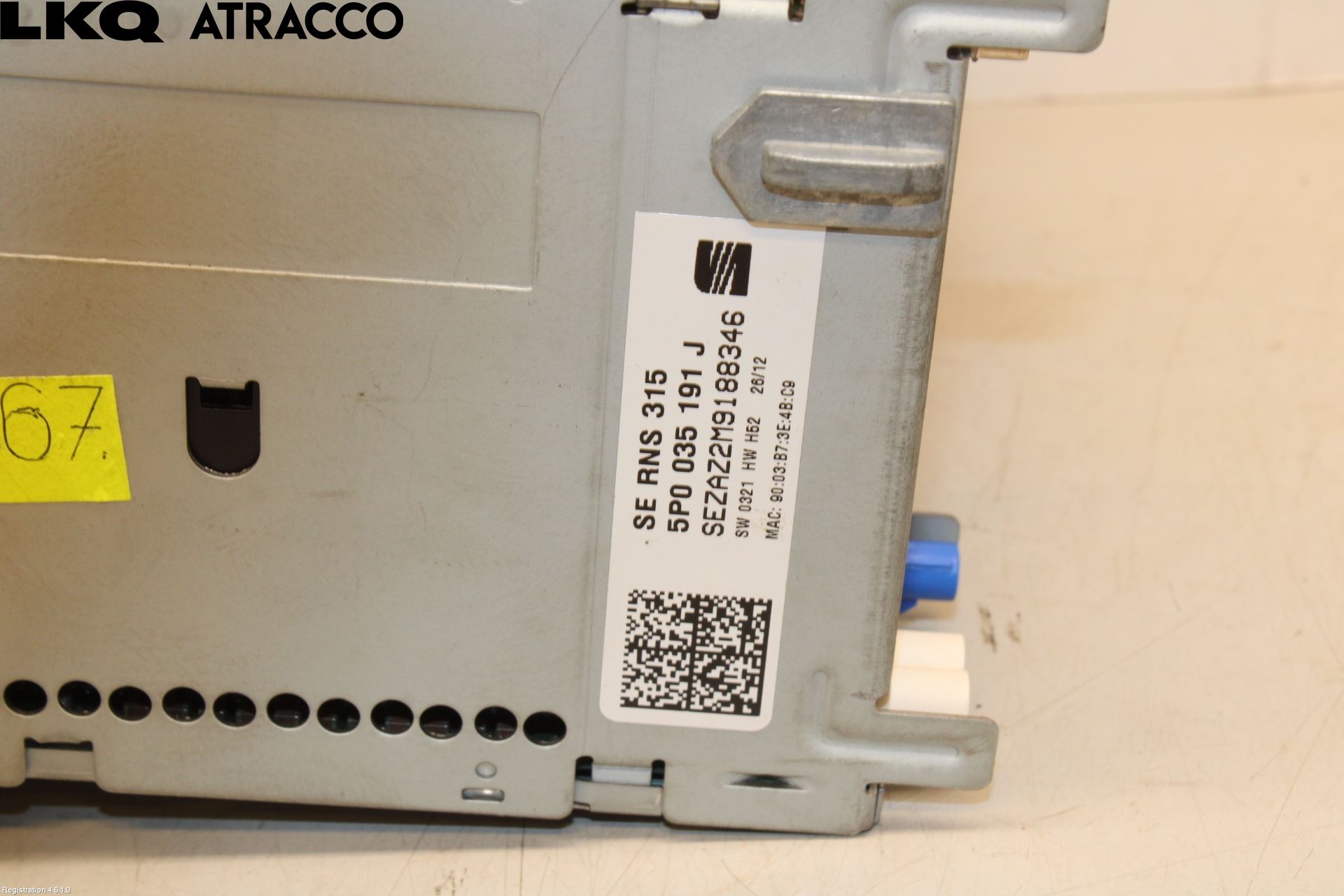 Volkswagen VW GOLF VI 09-13 Cd Radio - Multimediapanel