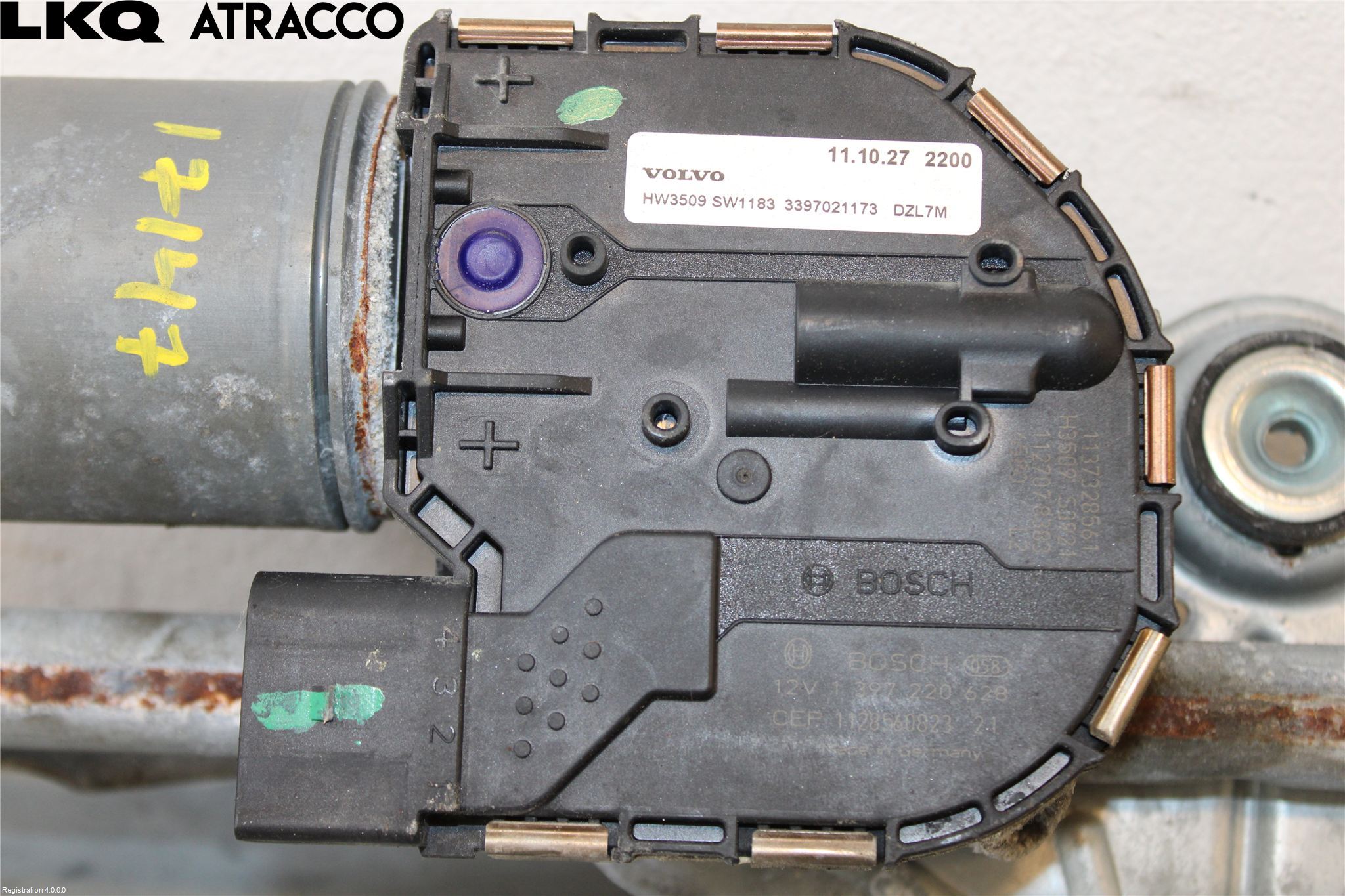 Volvo S60 11-13 Torkarmotor Vindruta