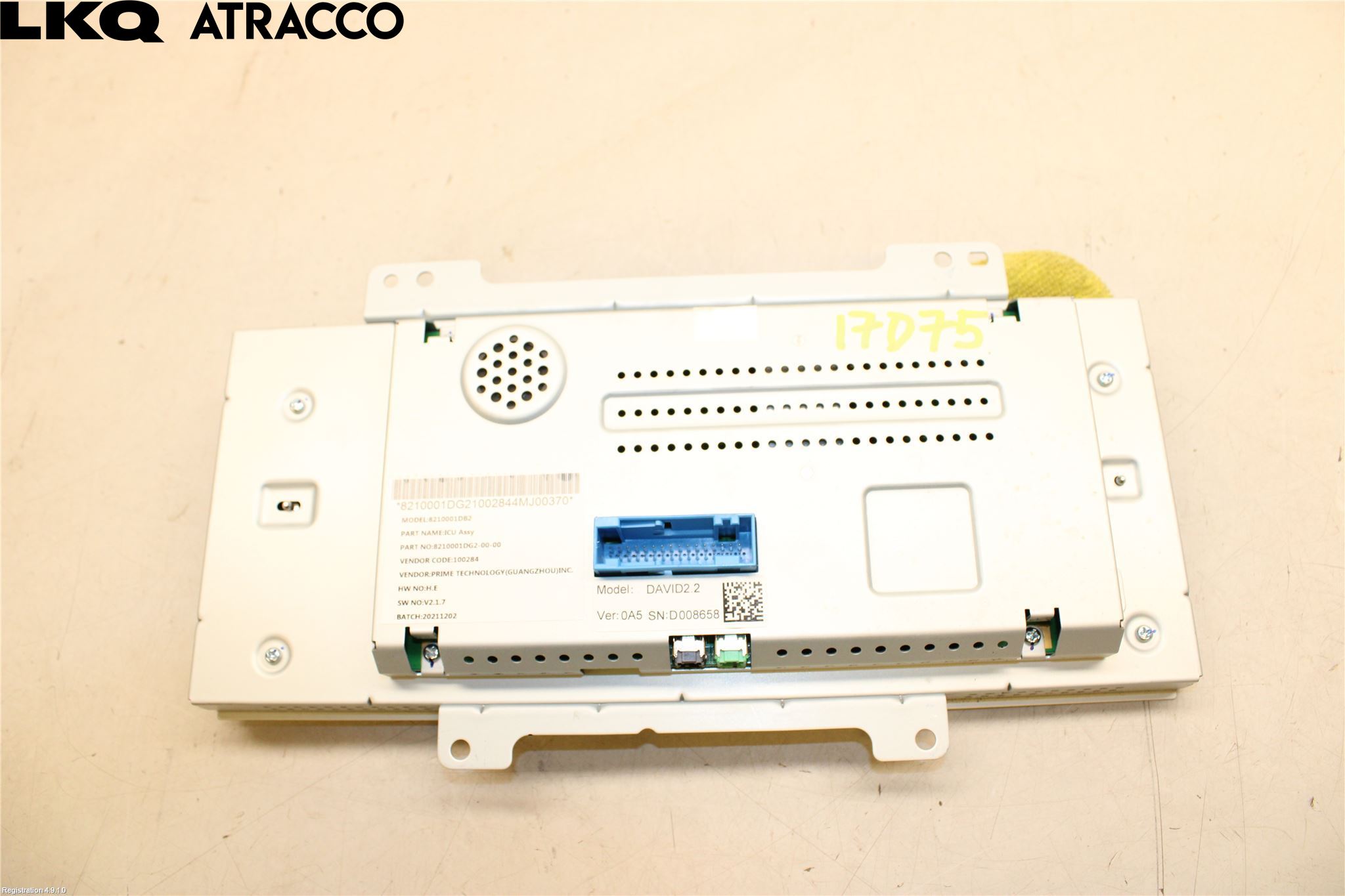 Xpeng G3 21- Instrument Komb