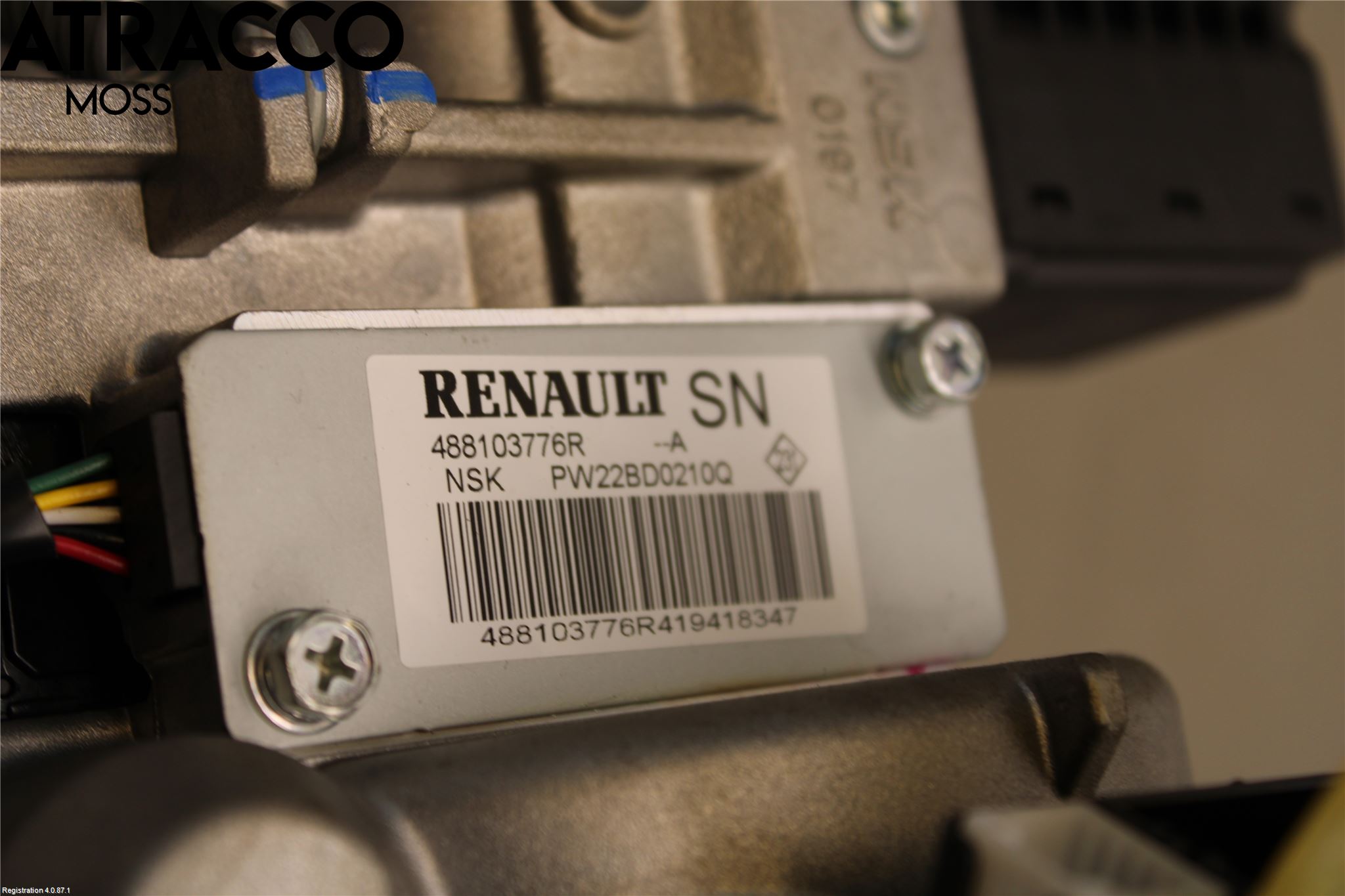 Renault ZOE/E-TECH 13- Rattaxelagg Med Inb Servo