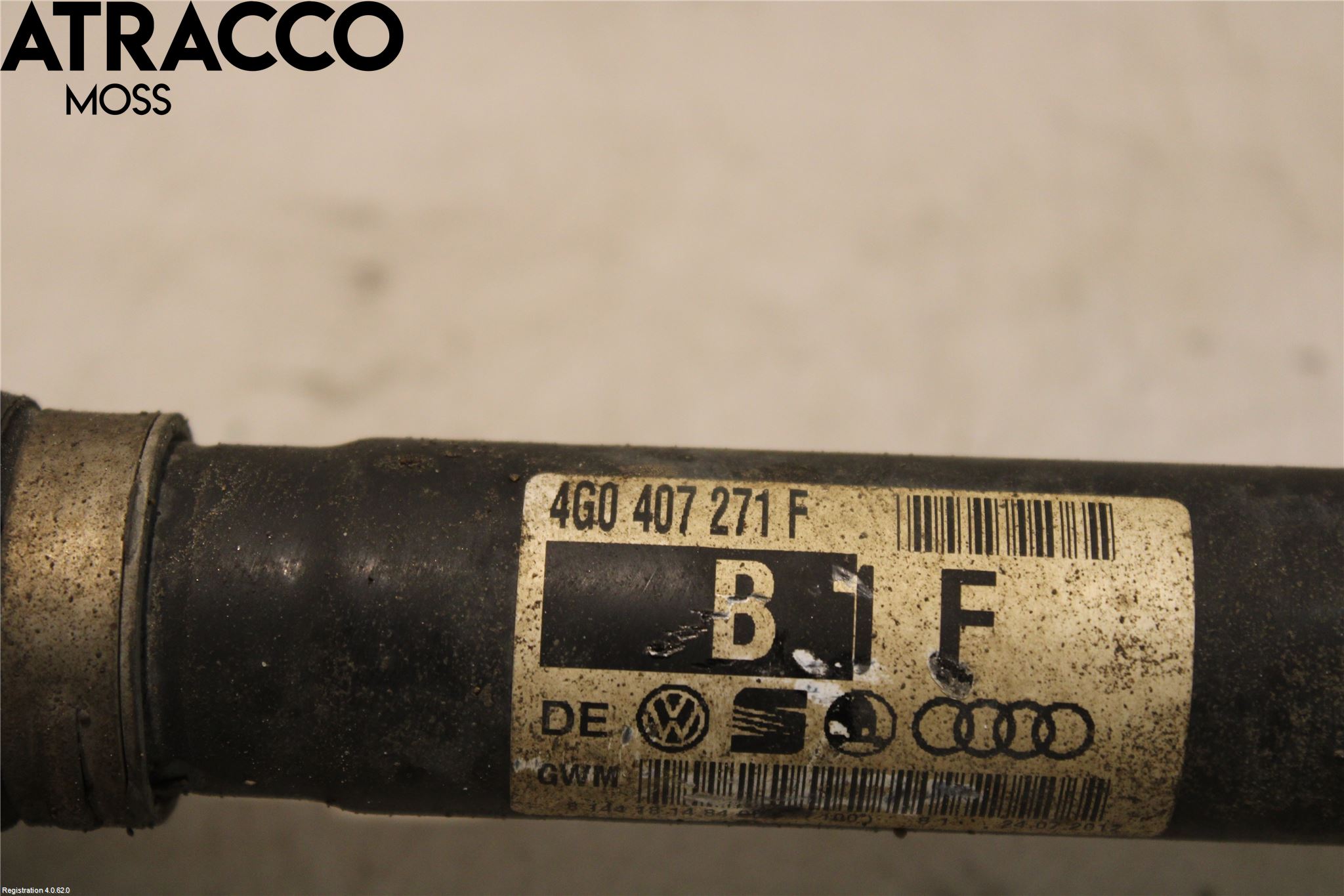 Audi A6 ALLROAD 12-18 Drivaxel Fram Vänster