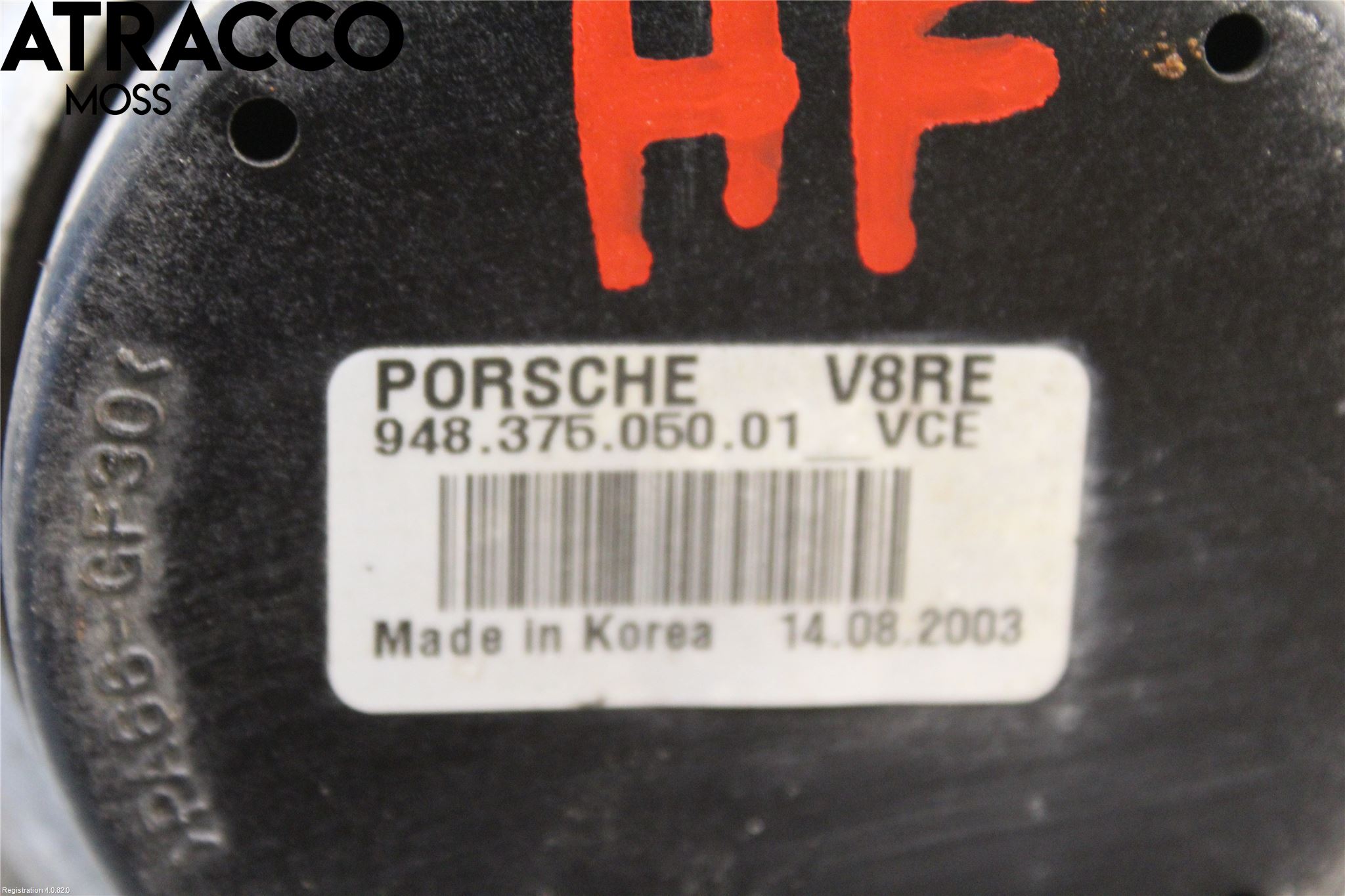 Porsche CAYENNE 03- Motorkudde