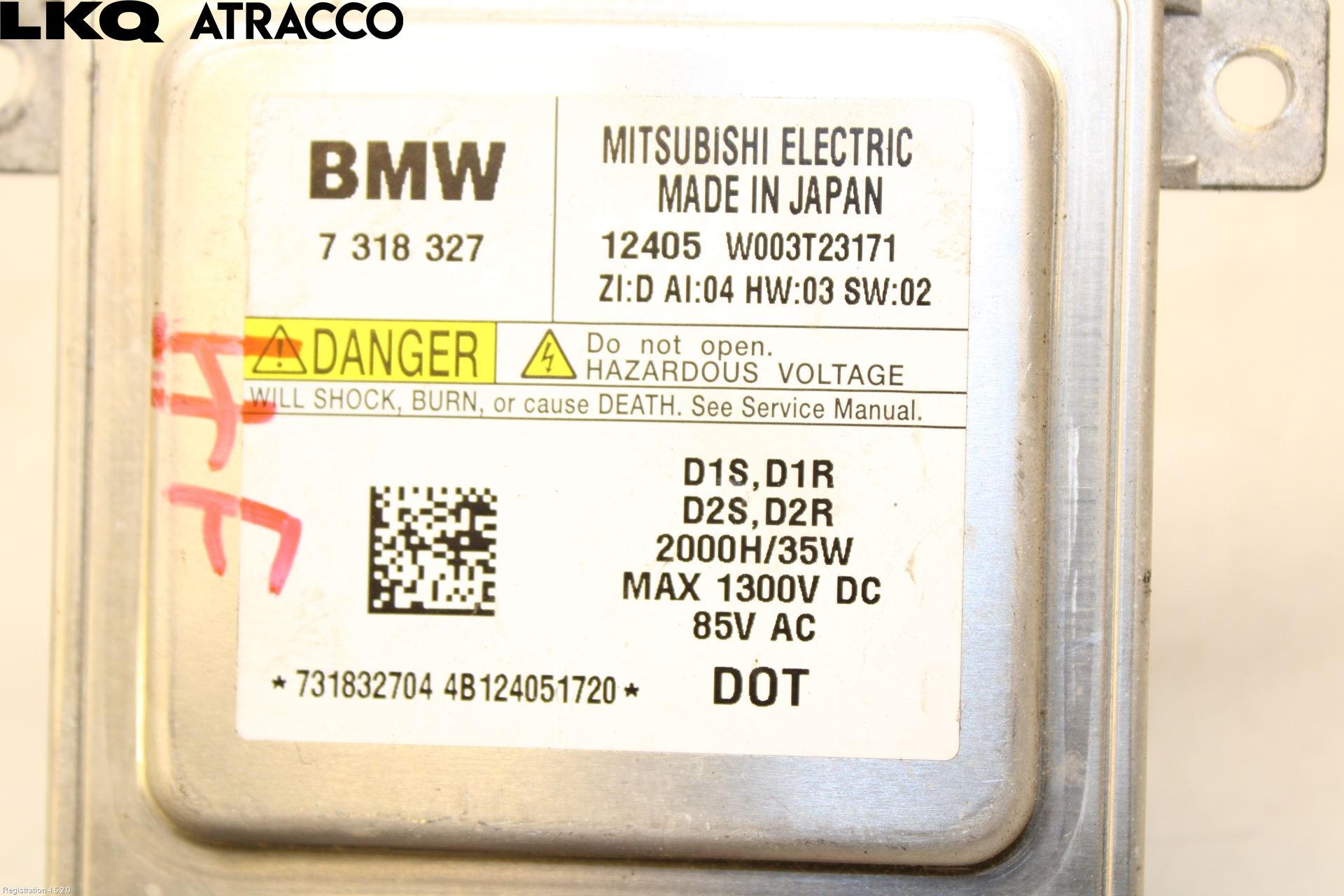 BMW 1 F20/F21 11-19 Styrenhet Strålkastare
