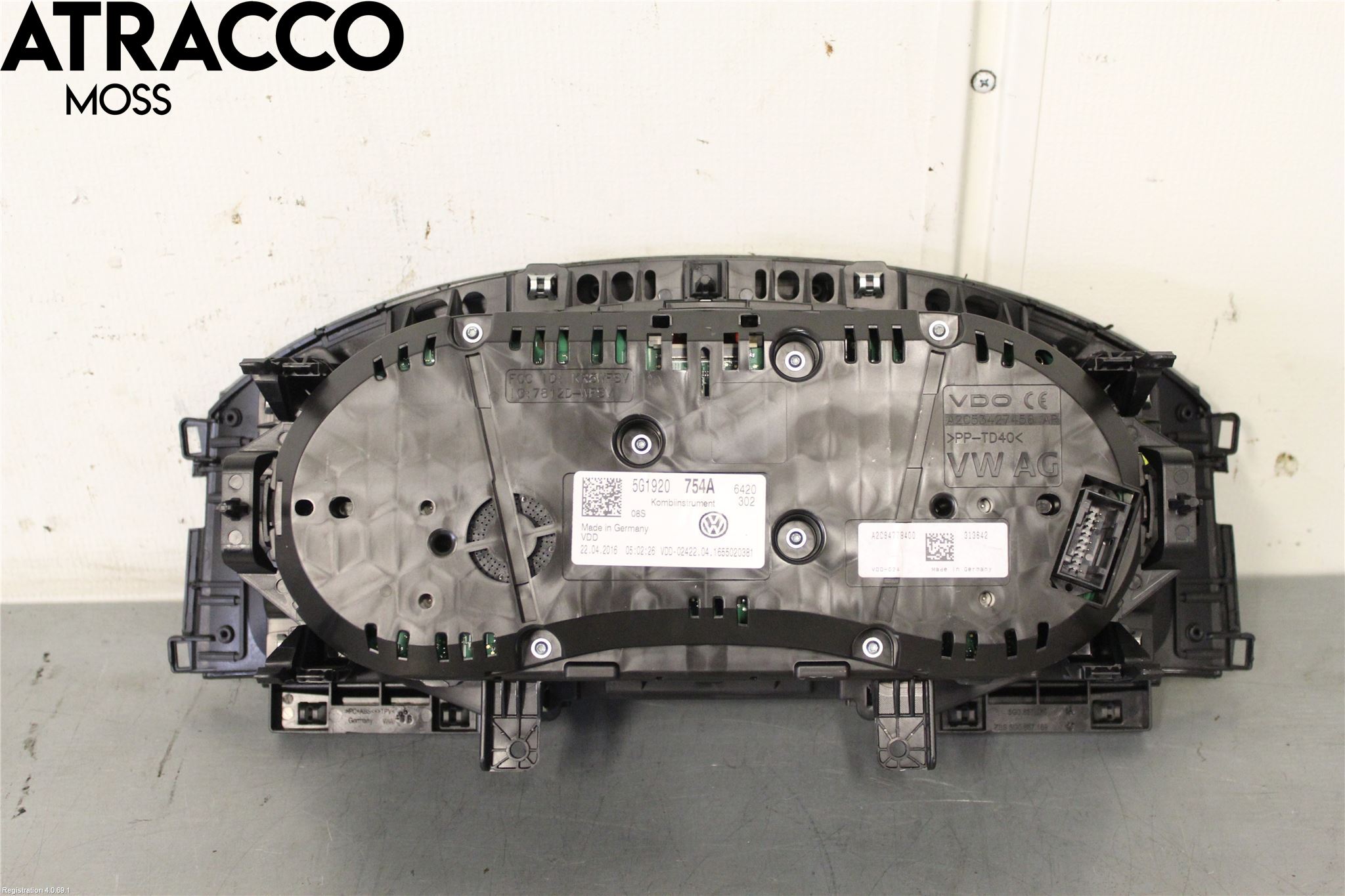 Volkswagen VW GOLF / E-GOLF VII 13-20 Instrument Komb