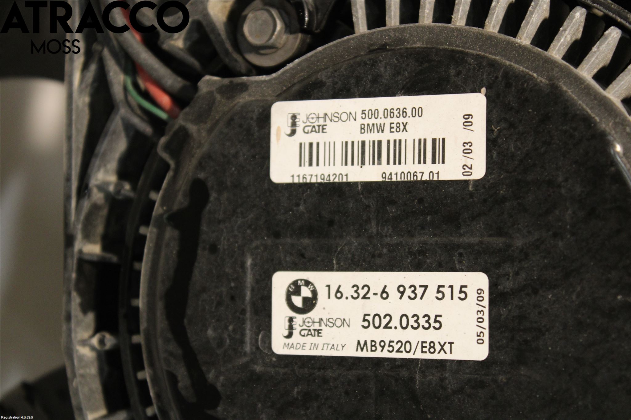 BMW 3 E90/91 SED/TOU 05-12 Kylfläktkåpa