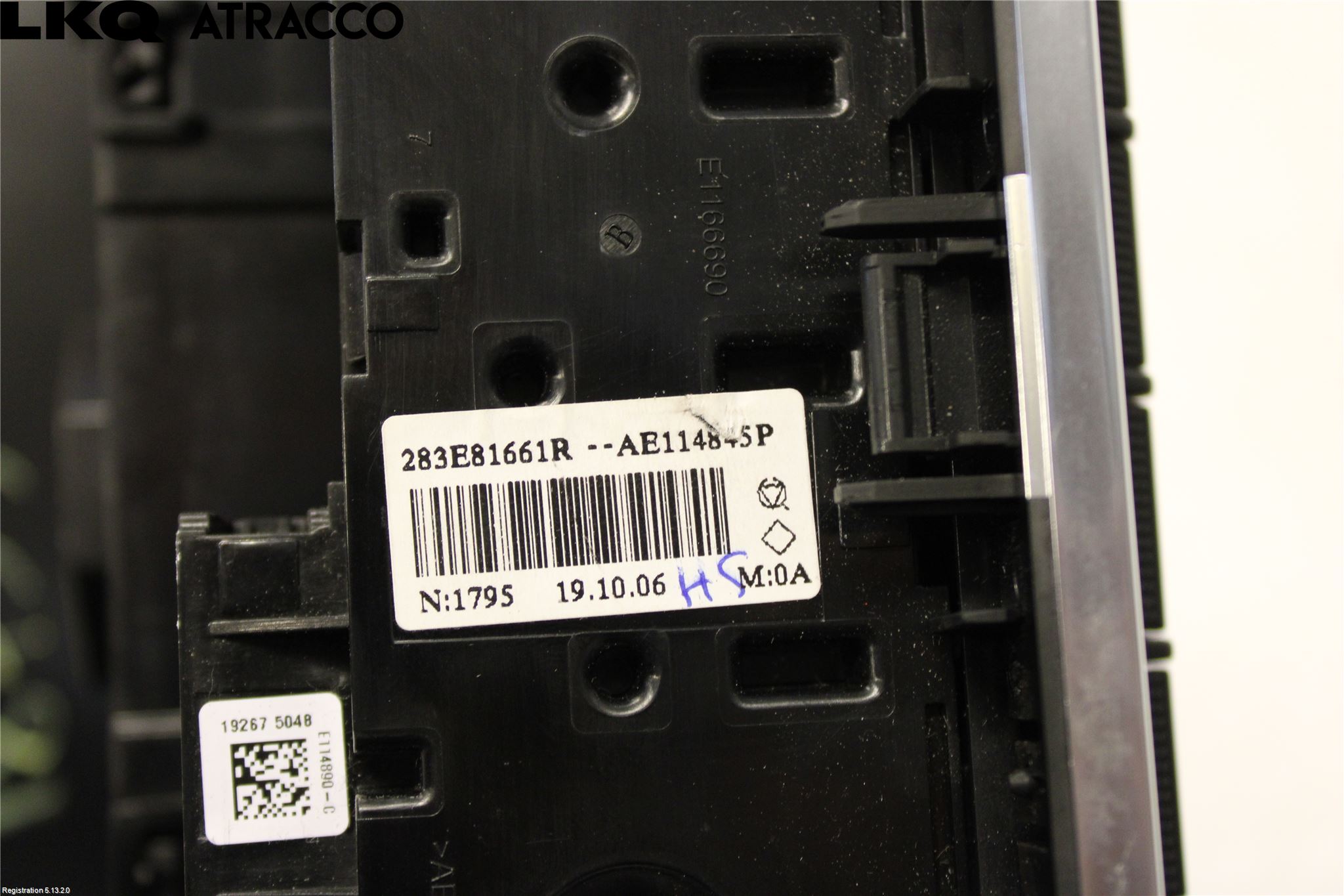 Renault ZOE/E-TECH 13- Ac Styrenhet Ac Manöveren