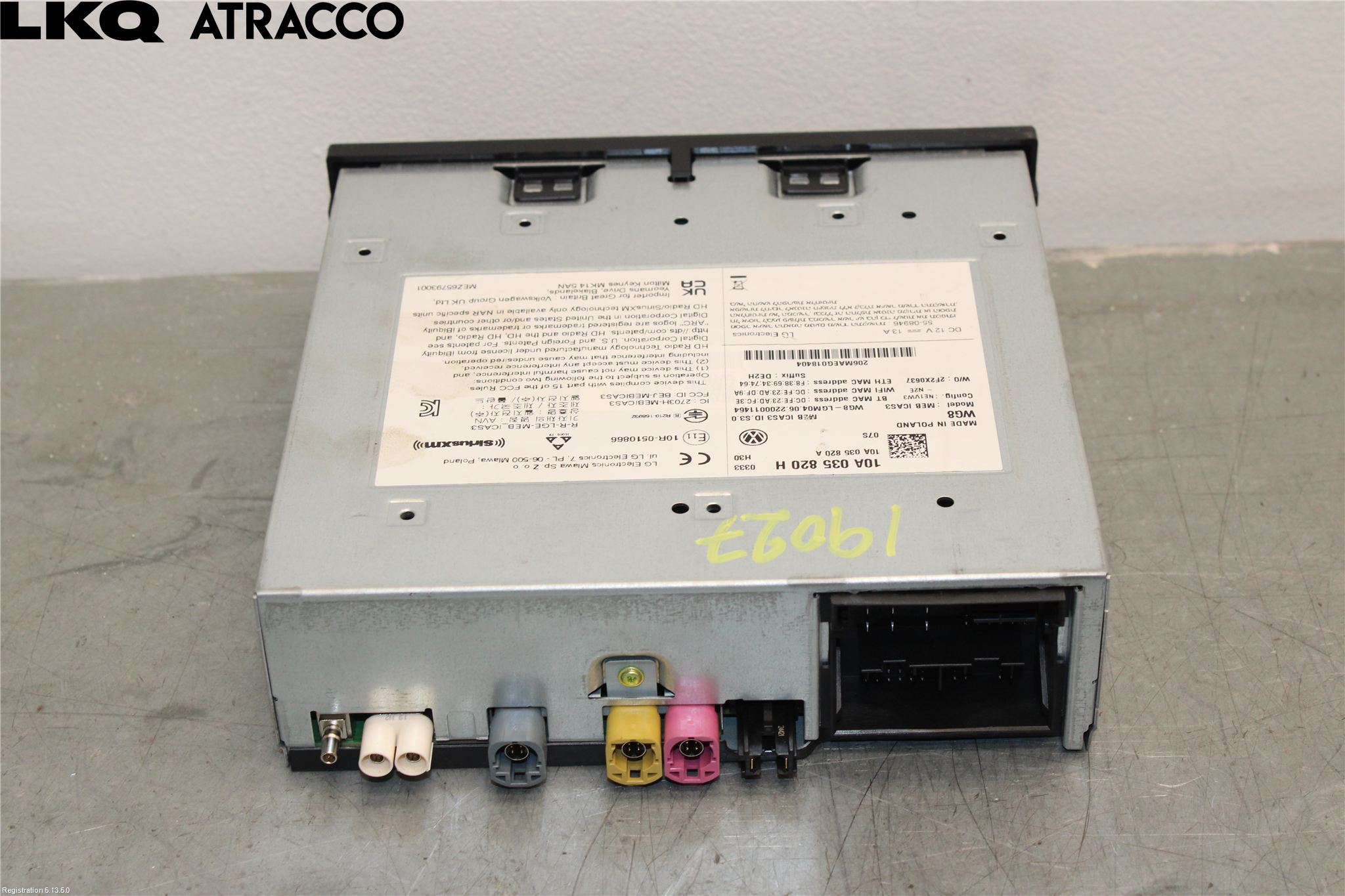 Volkswagen VW ID.4 21- Cd Radio - Multimediapanel