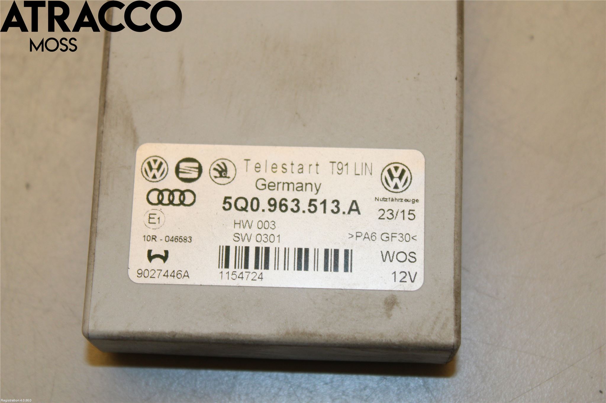 Volkswagen VW PASSAT 15-19 Styrenhet Övrigt