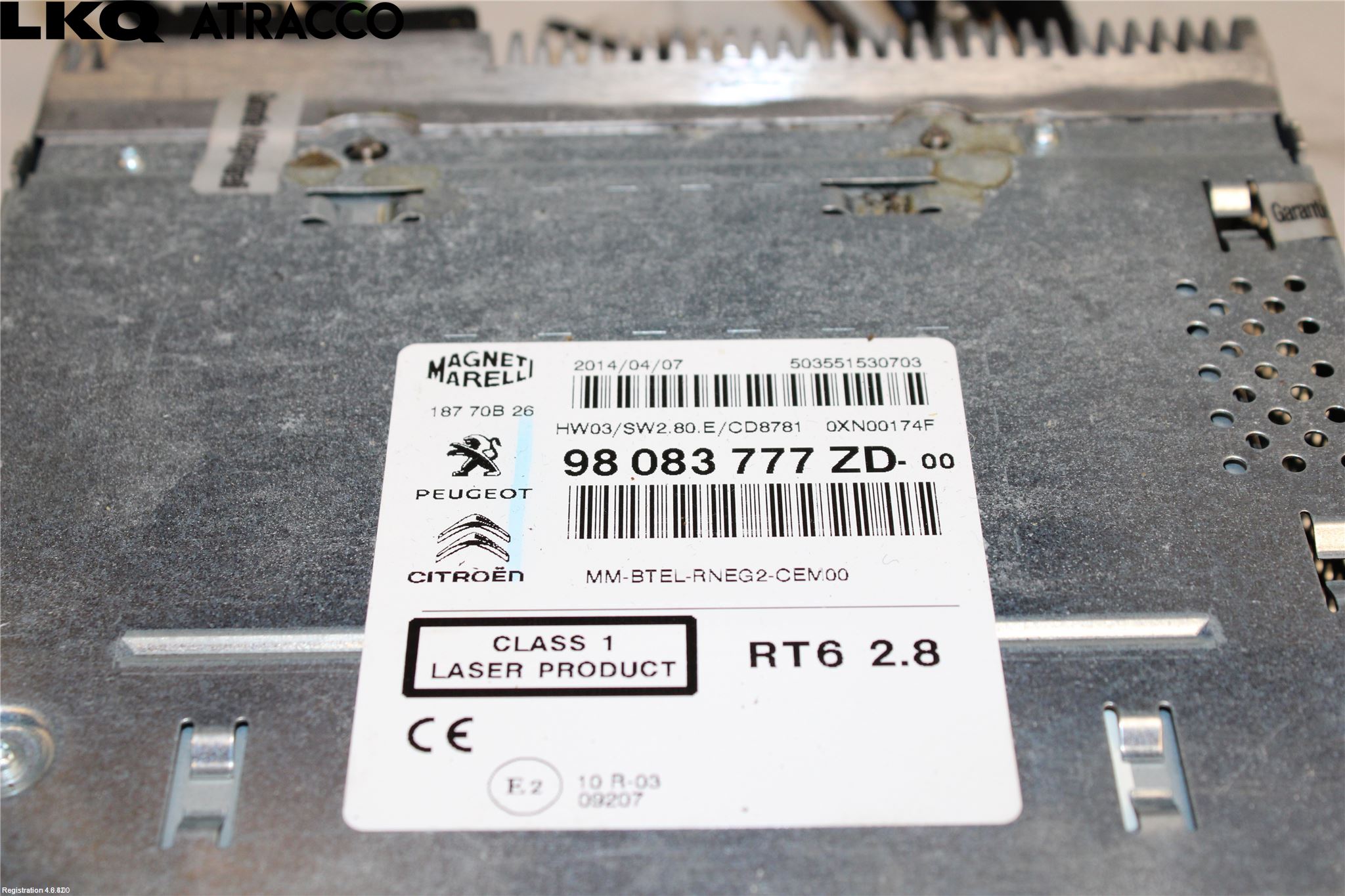 Citroen C5 08-17 Cd Radio - Multimediapanel