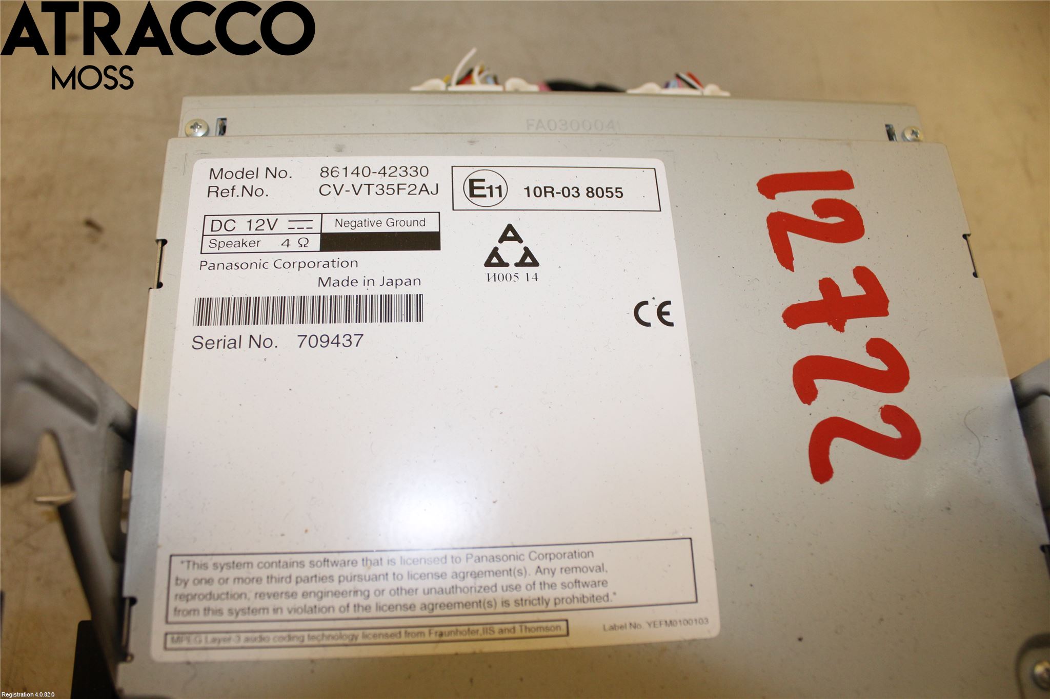 Toyota RAV4 13-18 Cd Radio - Multimediapanel