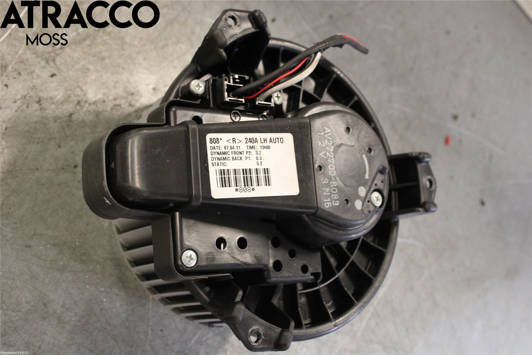 Toyota AURIS 10-12 Ac Värmefläkt
