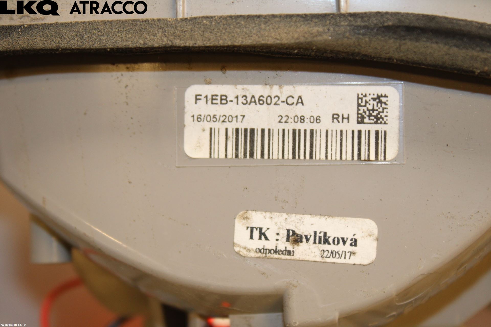 Ford FOCUS 15-18 Bakljus Lucka Hö