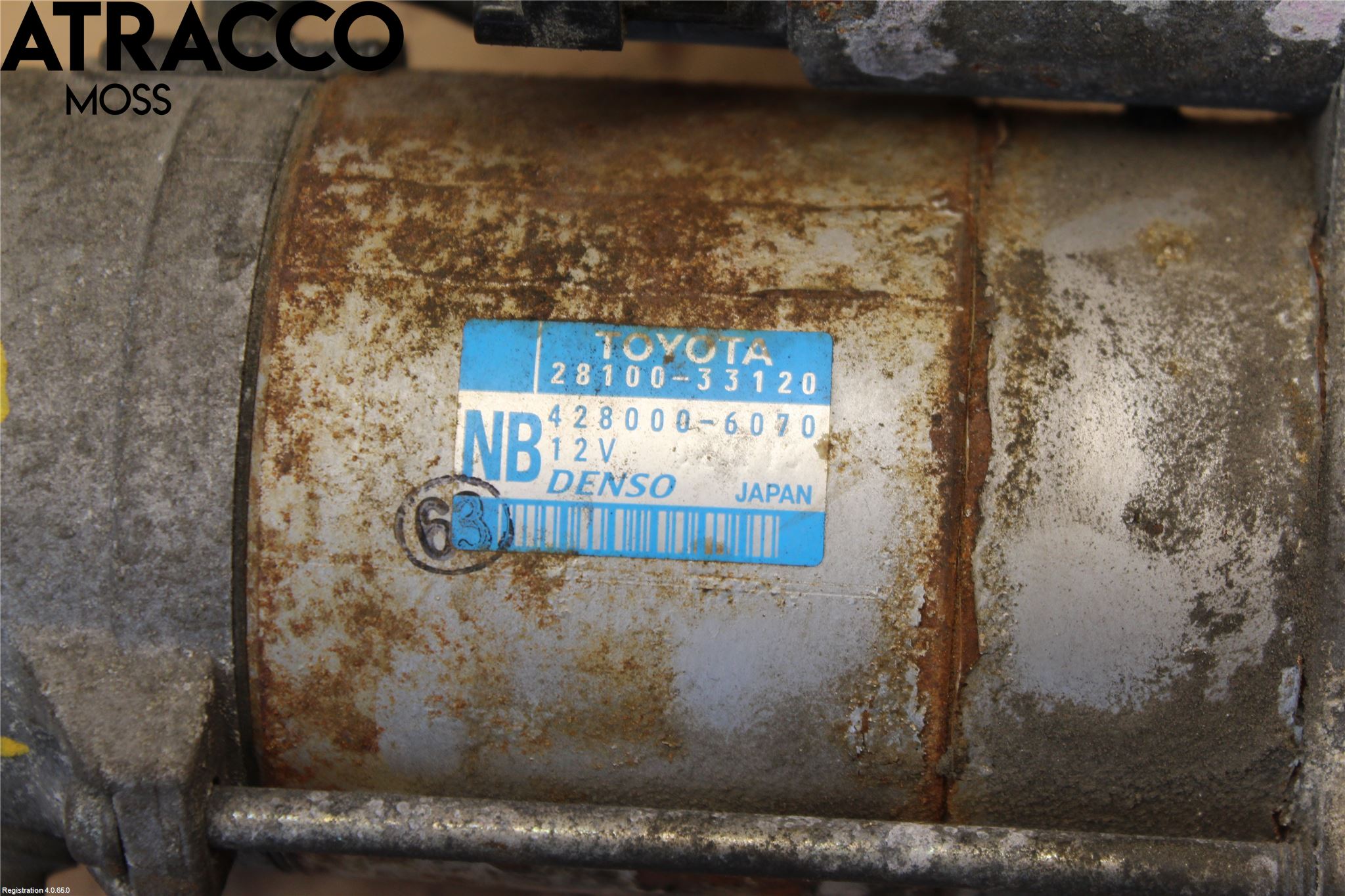 Toyota URBAN CRUISER Startmotor Diesel