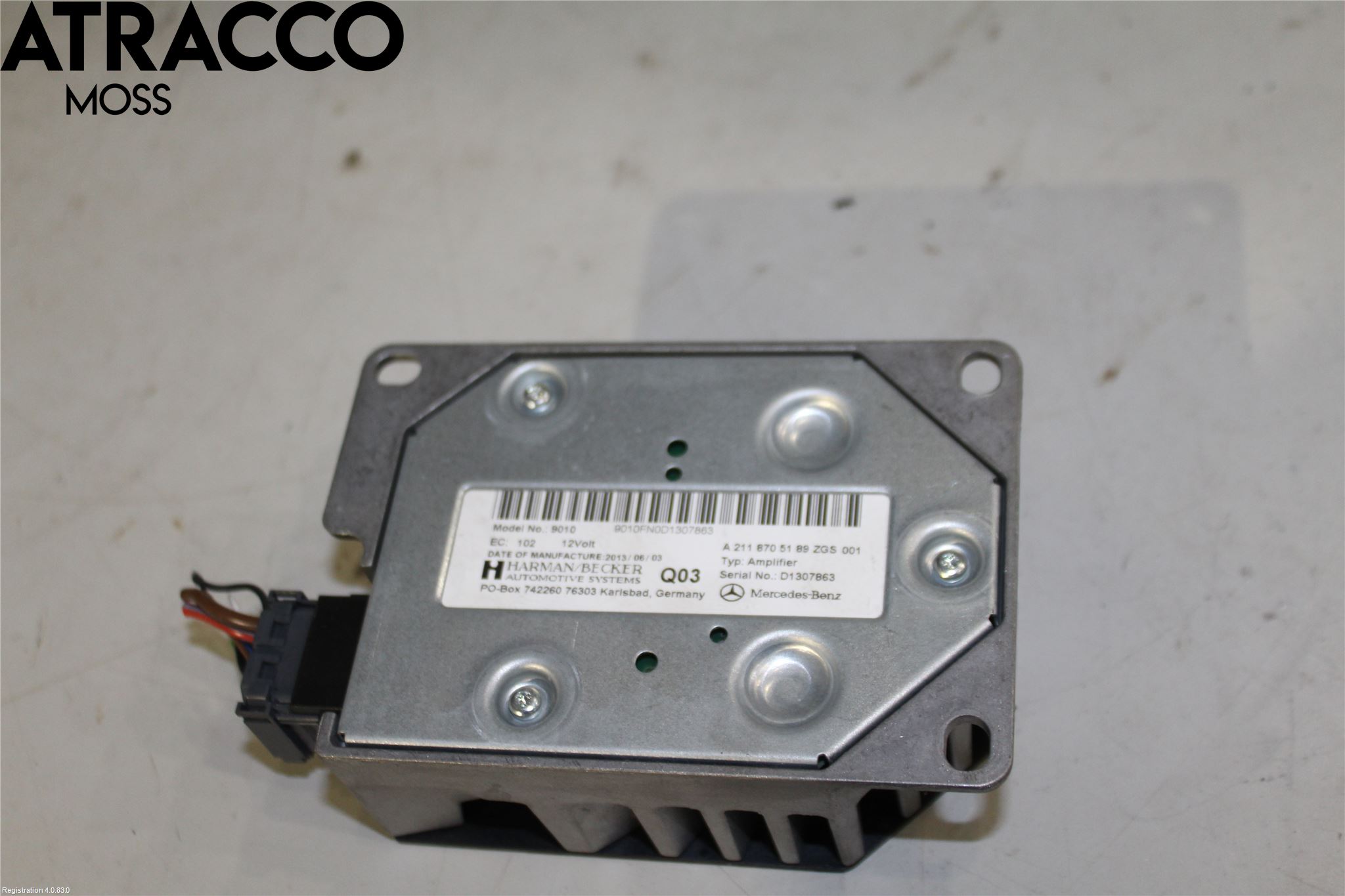 Mercedes-Benz MB E-KLASS (W212) 09-16 Radio-Stereo Förstärkare