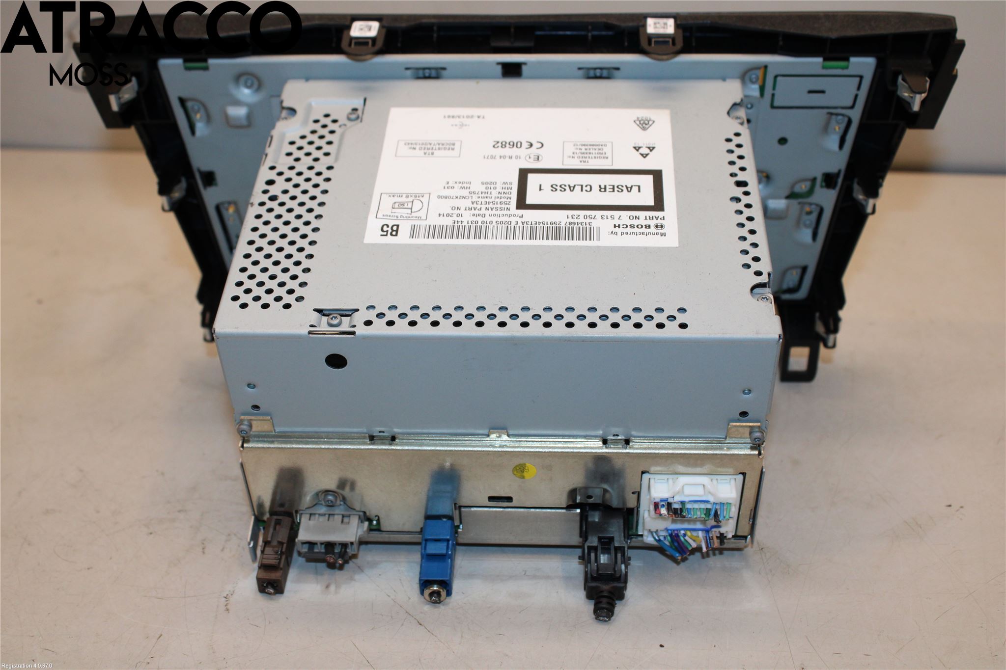 Nissan QASHQAI 14-17 Cd Radio - Multimediapanel
