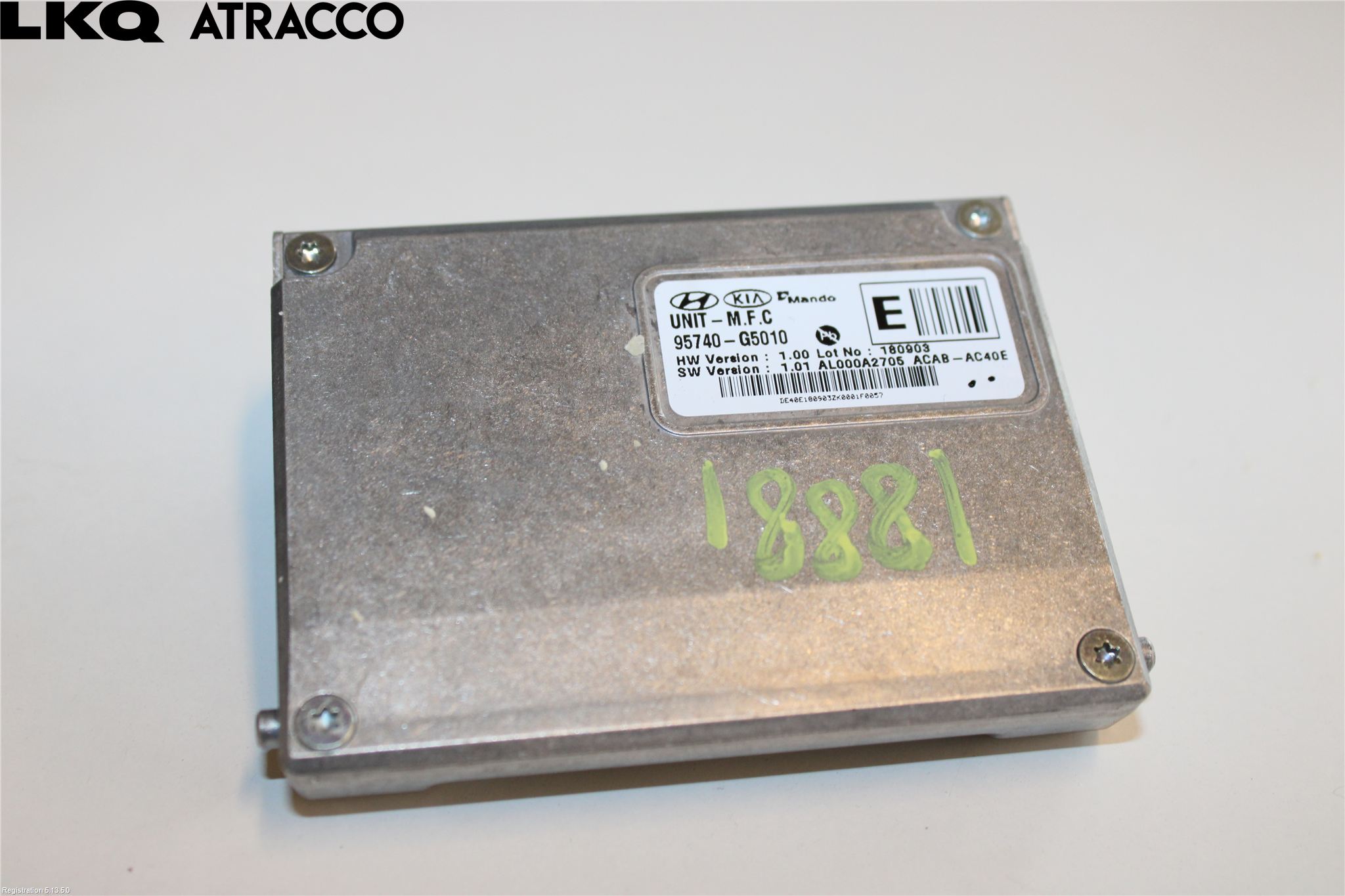 Kia NIRO (DE) 17-22 Parkeringshjälp Kamera