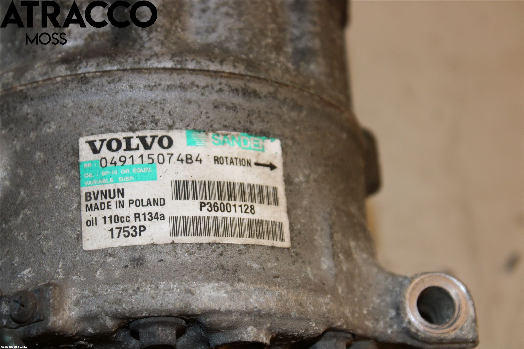 Volvo V40 12-19 Ac Kompressor