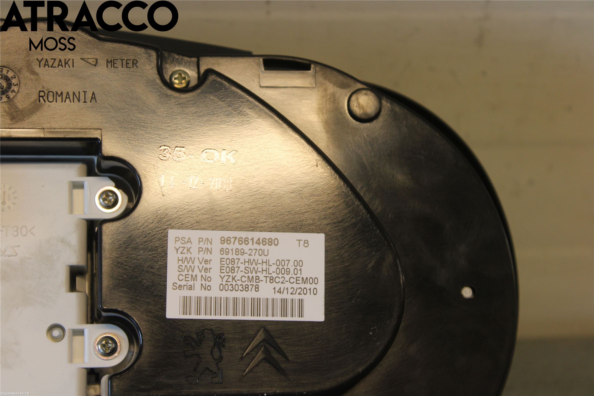 Peugeot 3008 09-16 Instrument Komb