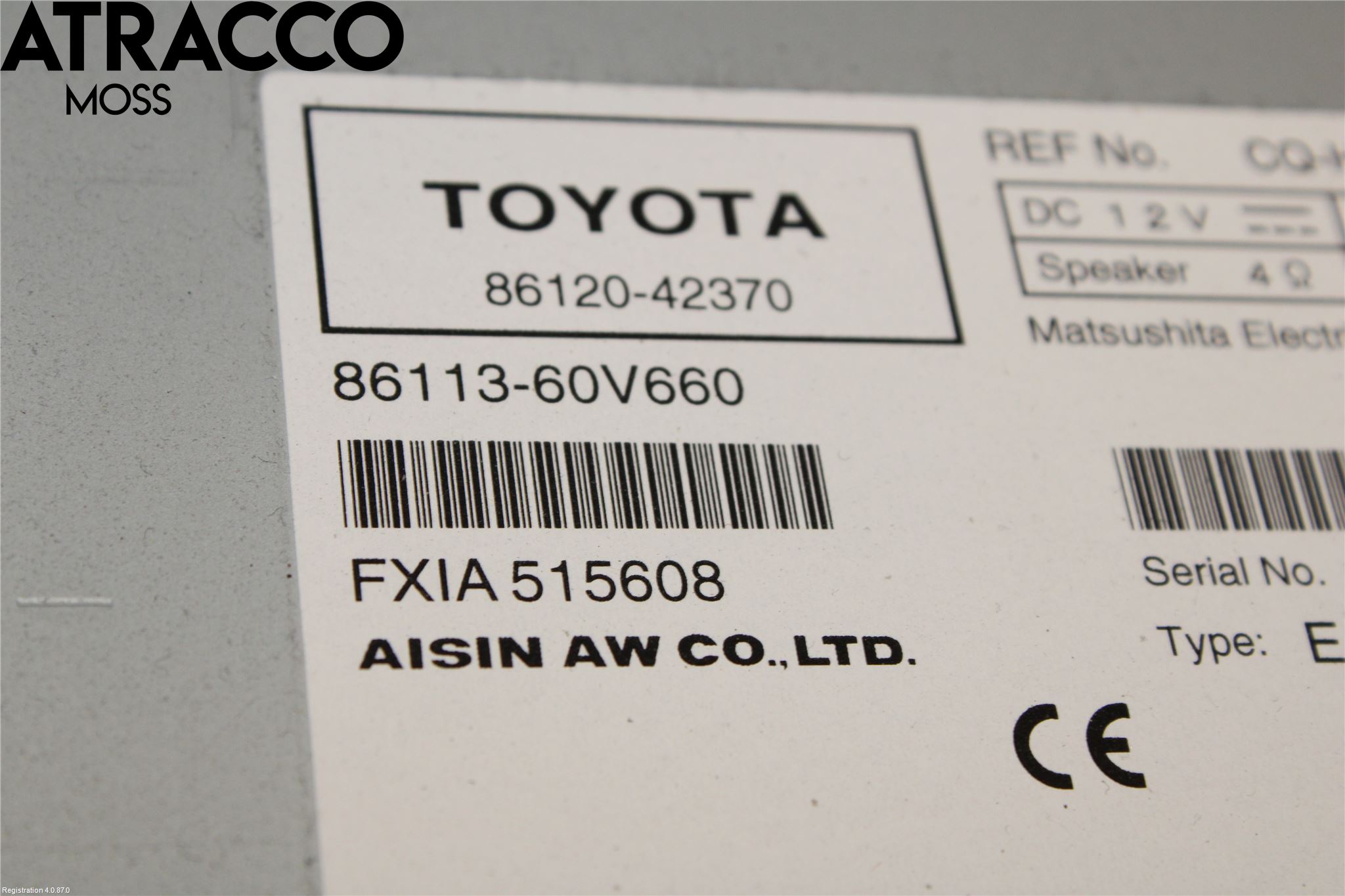 Toyota RAV 4 06-12 Radio