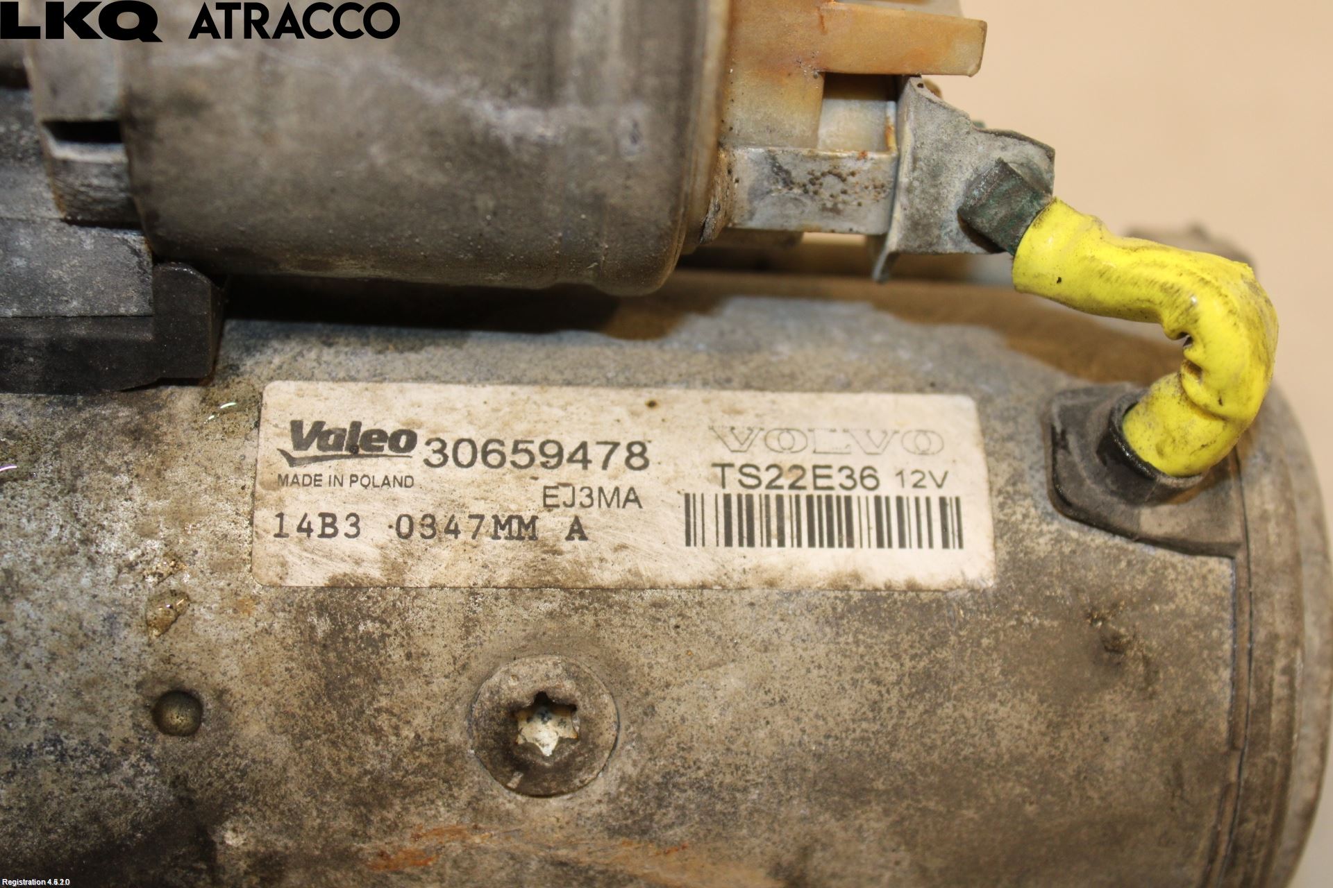Volvo V40 12-19 Startmotor Diesel