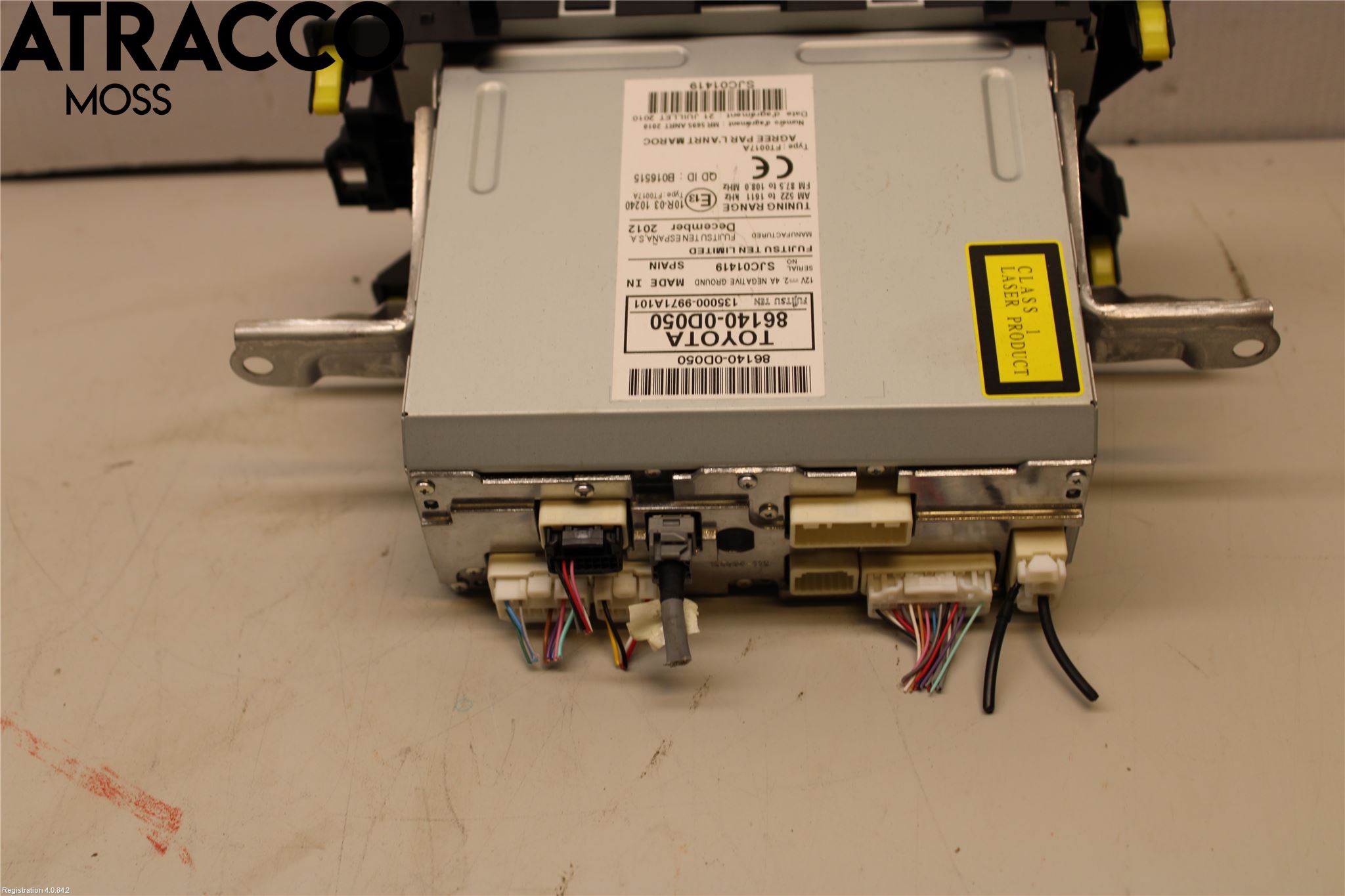 Toyota YARIS XP130 12-14 Cd Radio - Multimediapanel