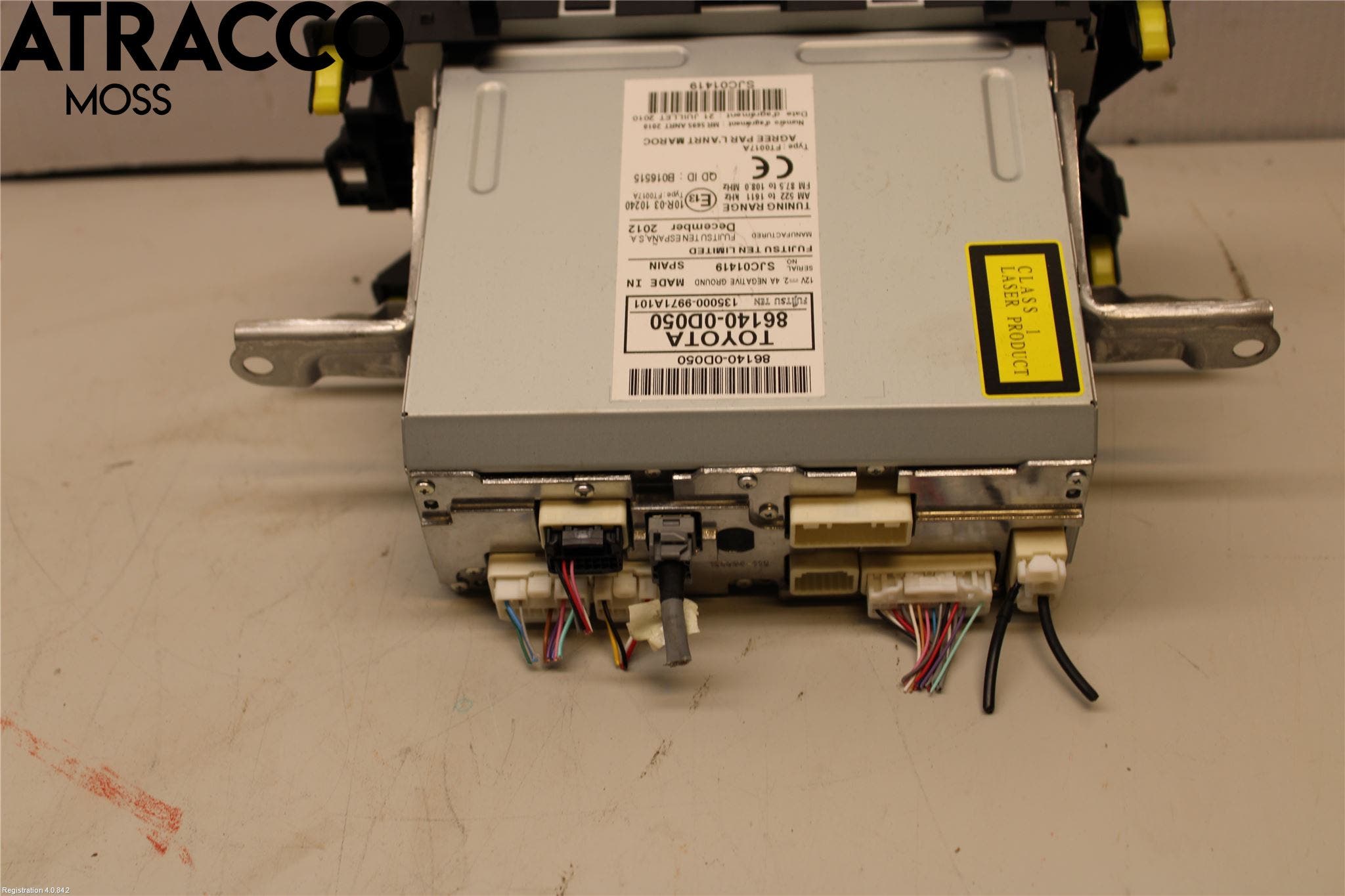 Toyota YARIS XP130 12-14 Cd Radio - Multimediapanel