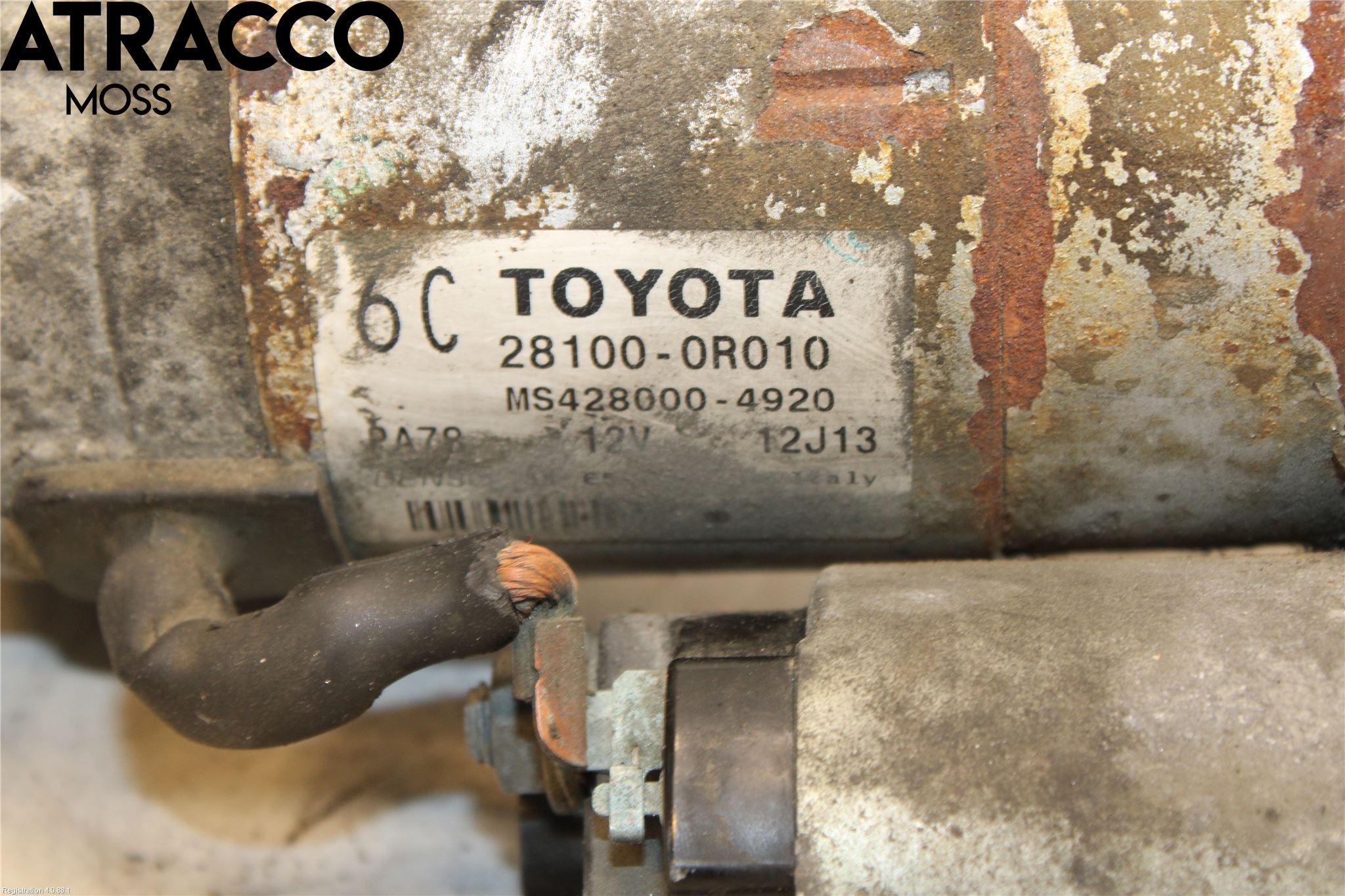 Toyota AVENSIS 07-08 Startmotor Diesel