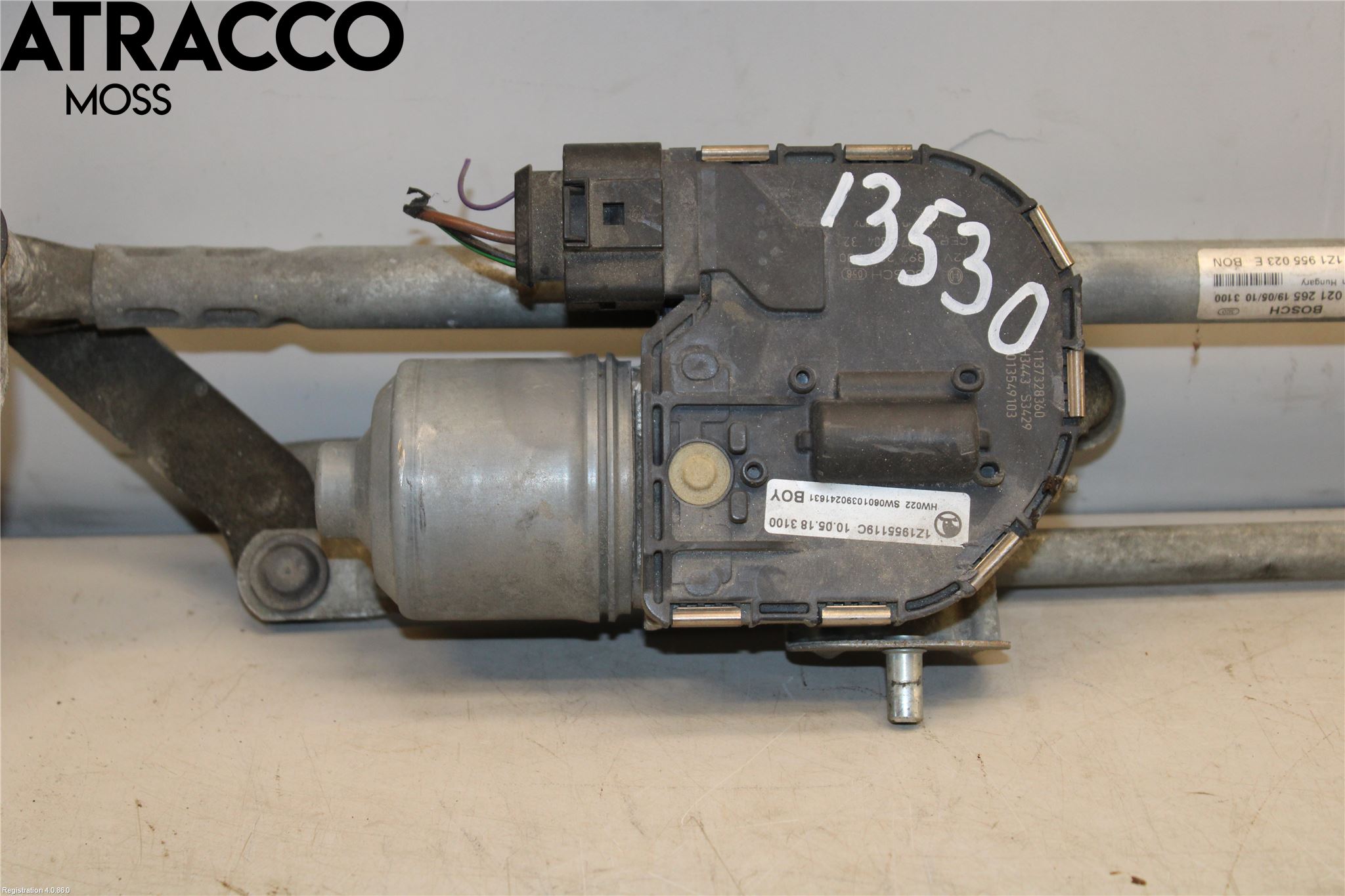 Skoda OCTAVIA (1Z) 05-13 Torkarmotor Vindruta