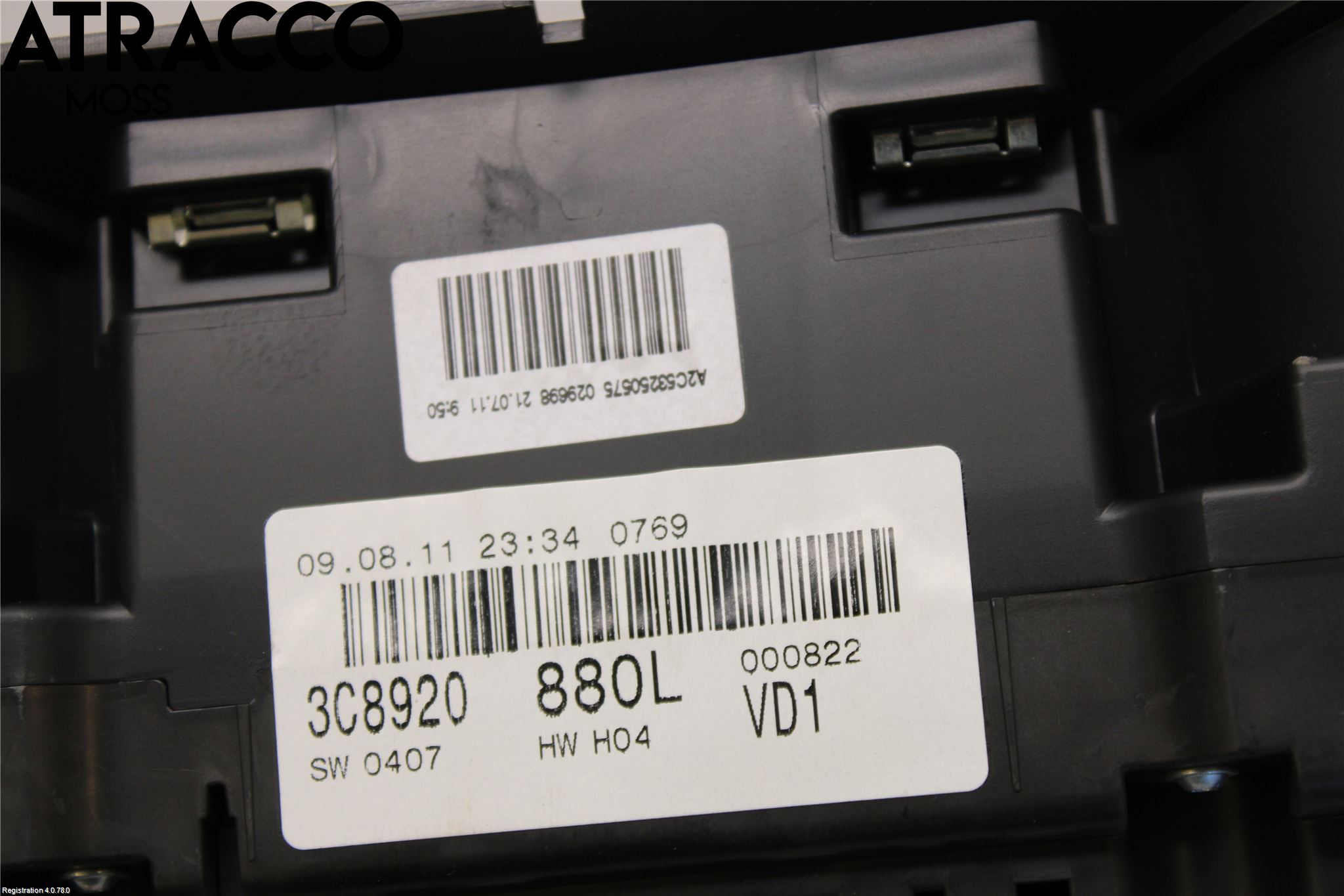 Volkswagen VW PASSAT CC 08-16 Instrument Komb