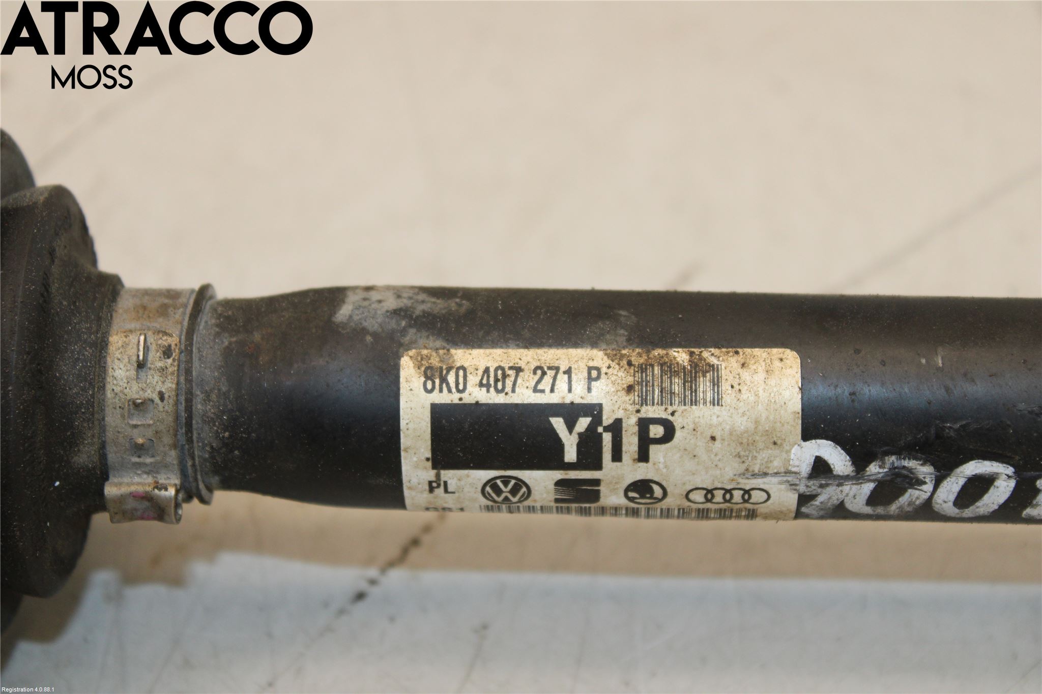 Audi A4/S4 08-11 Drivaxel Fram Höger