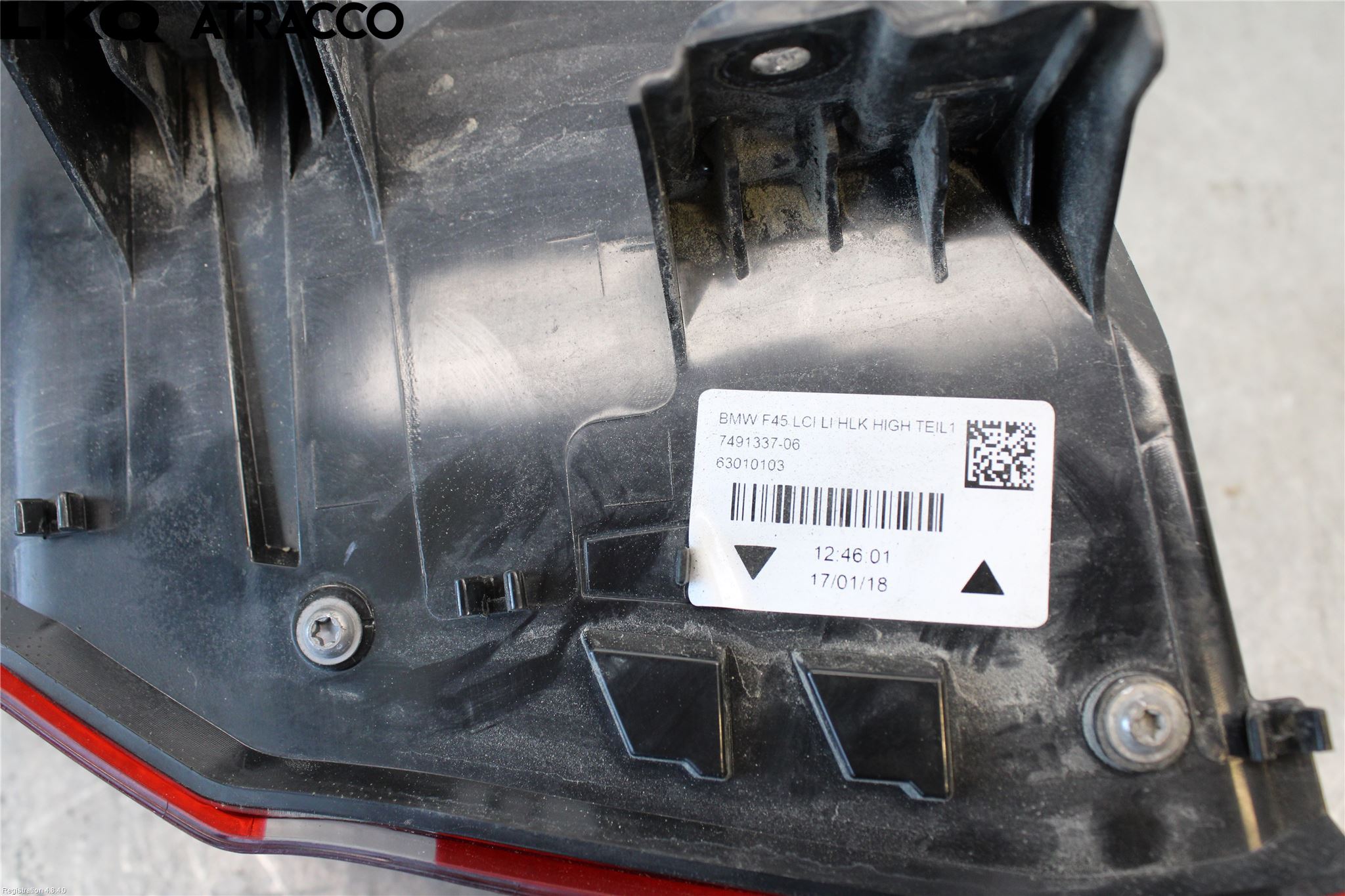 BMW 2 F45 Active Tourer 14-21 Bakljus Vänster