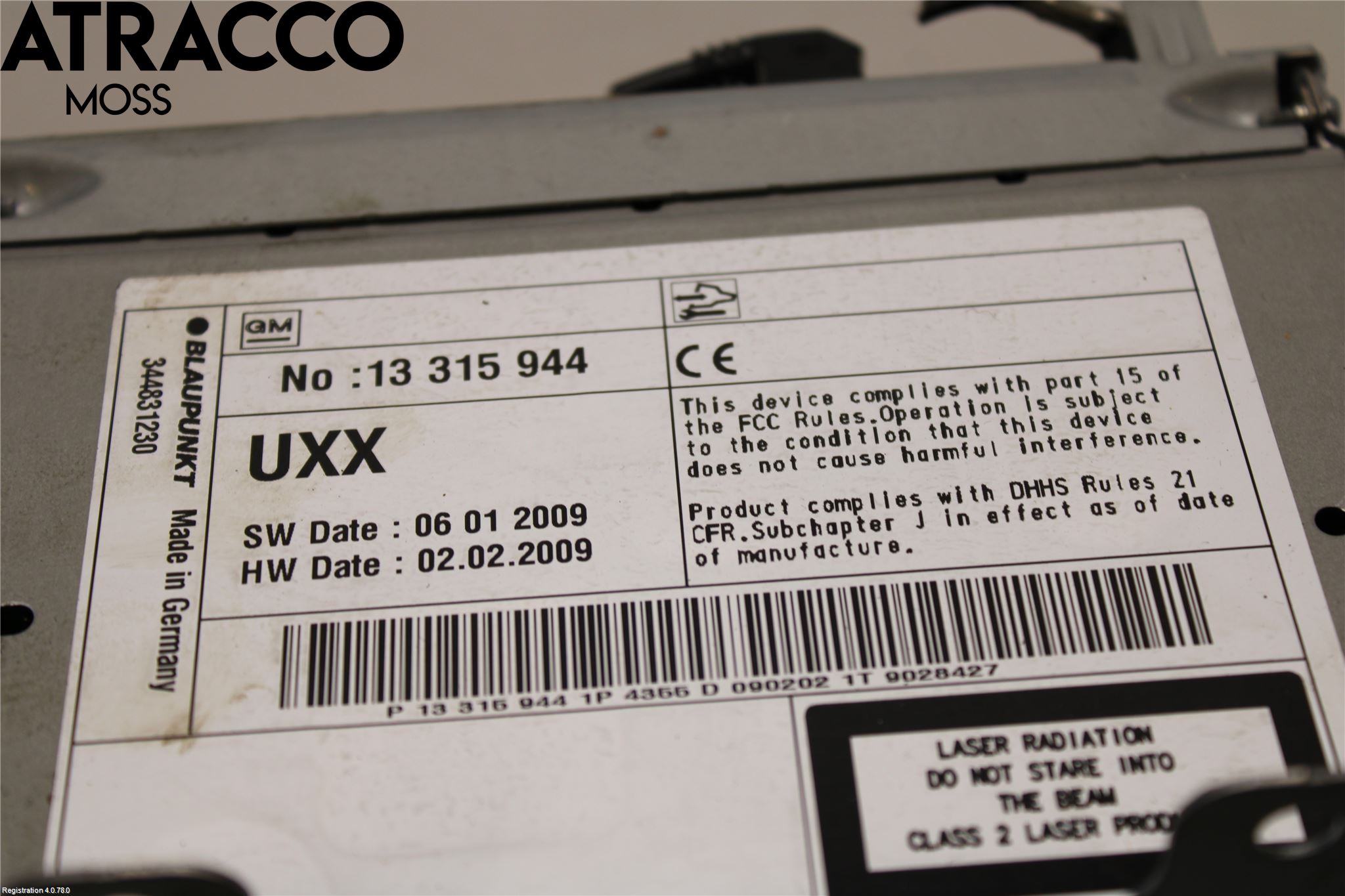 Opel INSIGNIA 09-16 Cd Radio - Multimediapanel