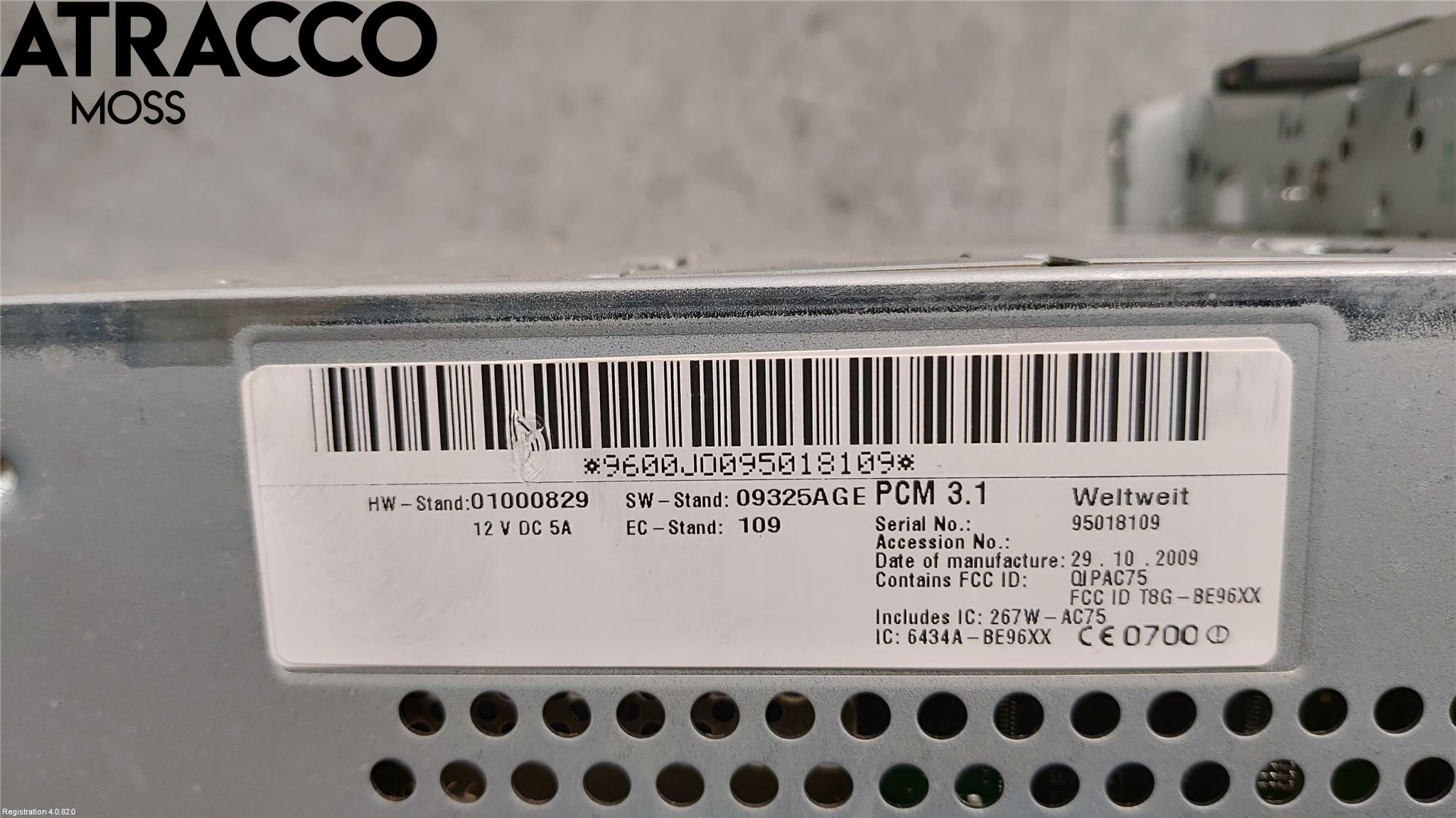 Porsche PANAMERA 09- Cd Radio - Multimediapanel