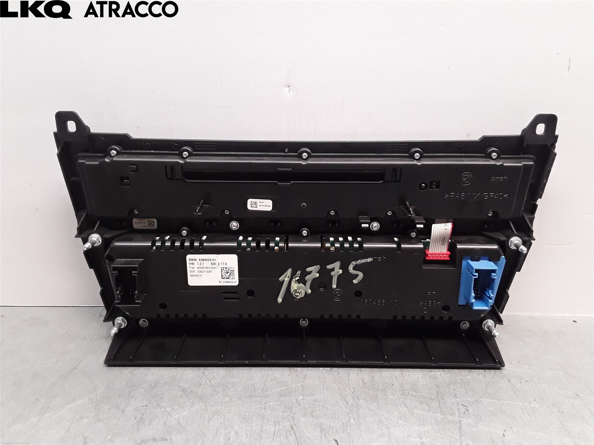 BMW 5 F10/F11/F18 09-17 Ac Styrenhet Ac Manöveren