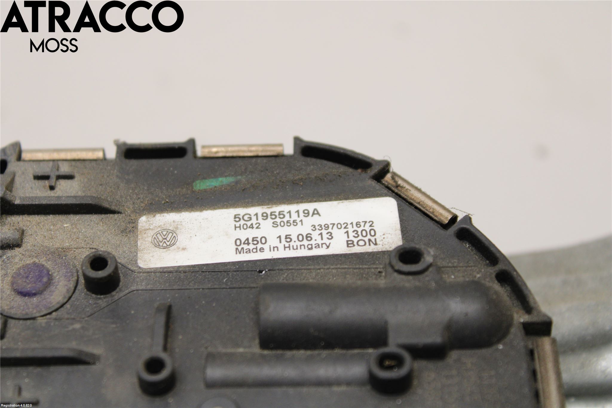 Volkswagen VW GOLF / E-GOLF VII 13-20 Torkarmotor Vindruta