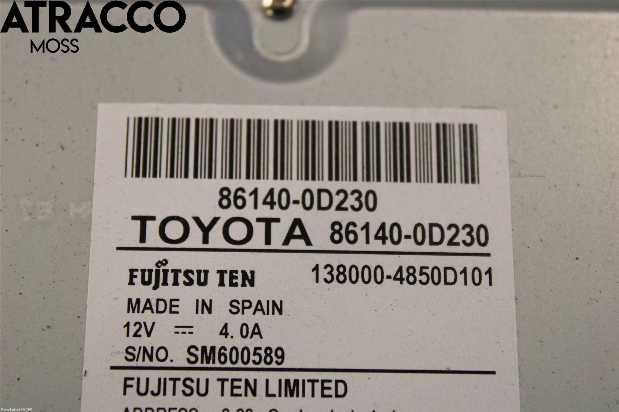 Toyota YARIS XP130 15-20 Cd Radio - Multimediapanel