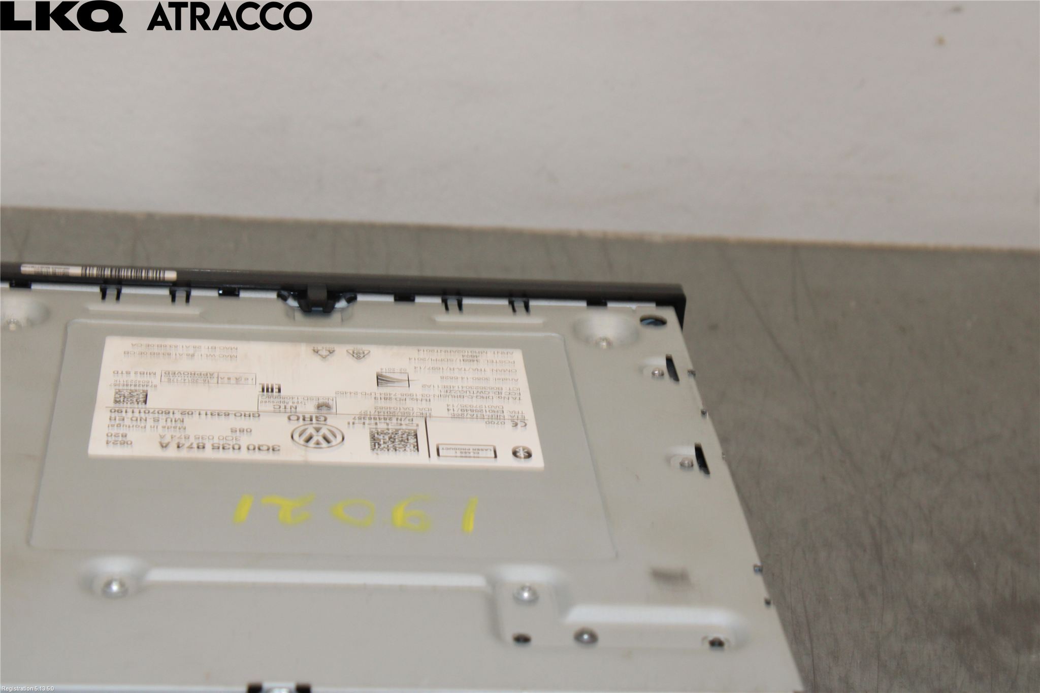 Volkswagen VW PASSAT 15-19 Radio