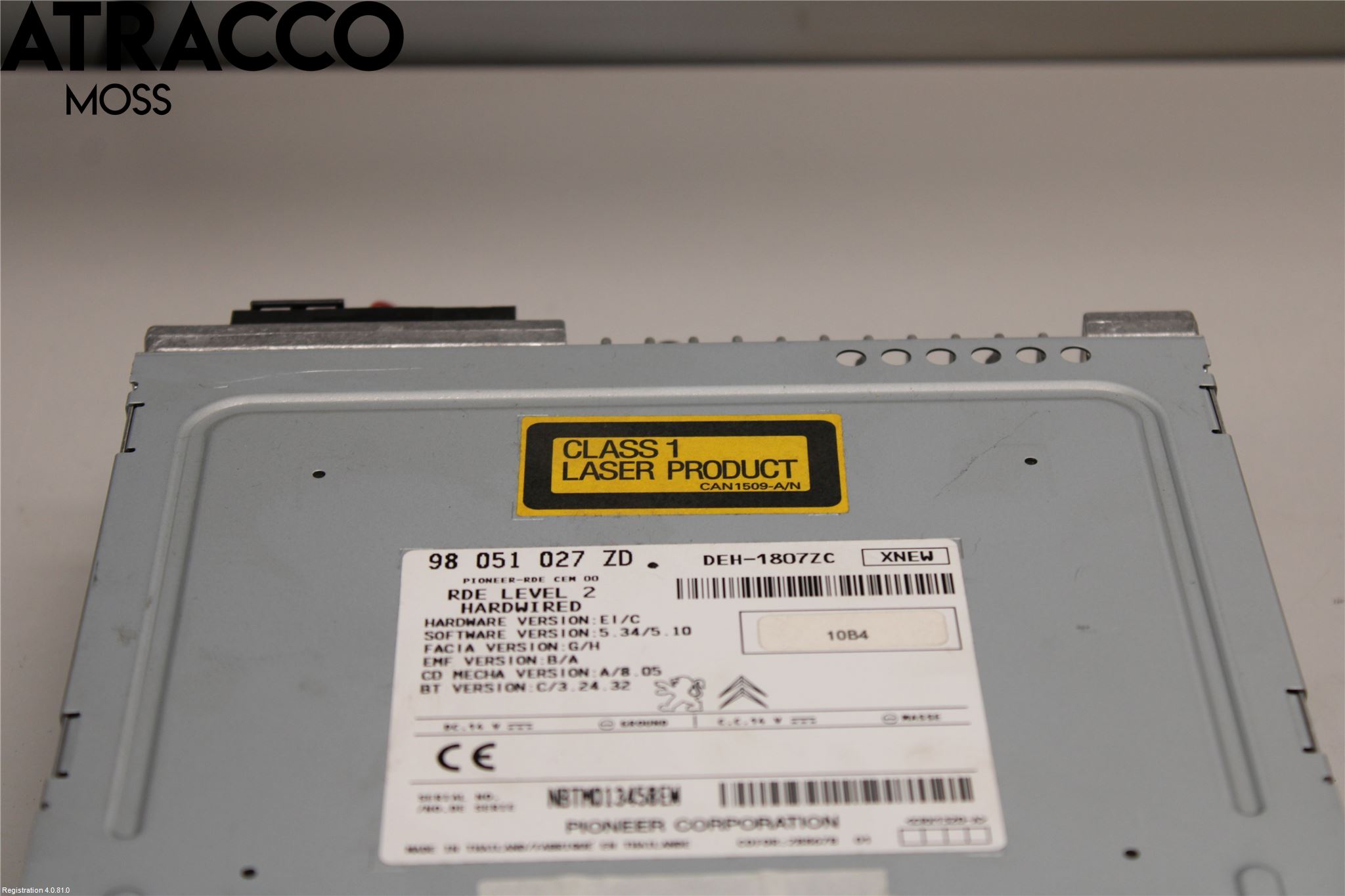 Citroen C-ZERO Cd Radio - Multimediapanel
