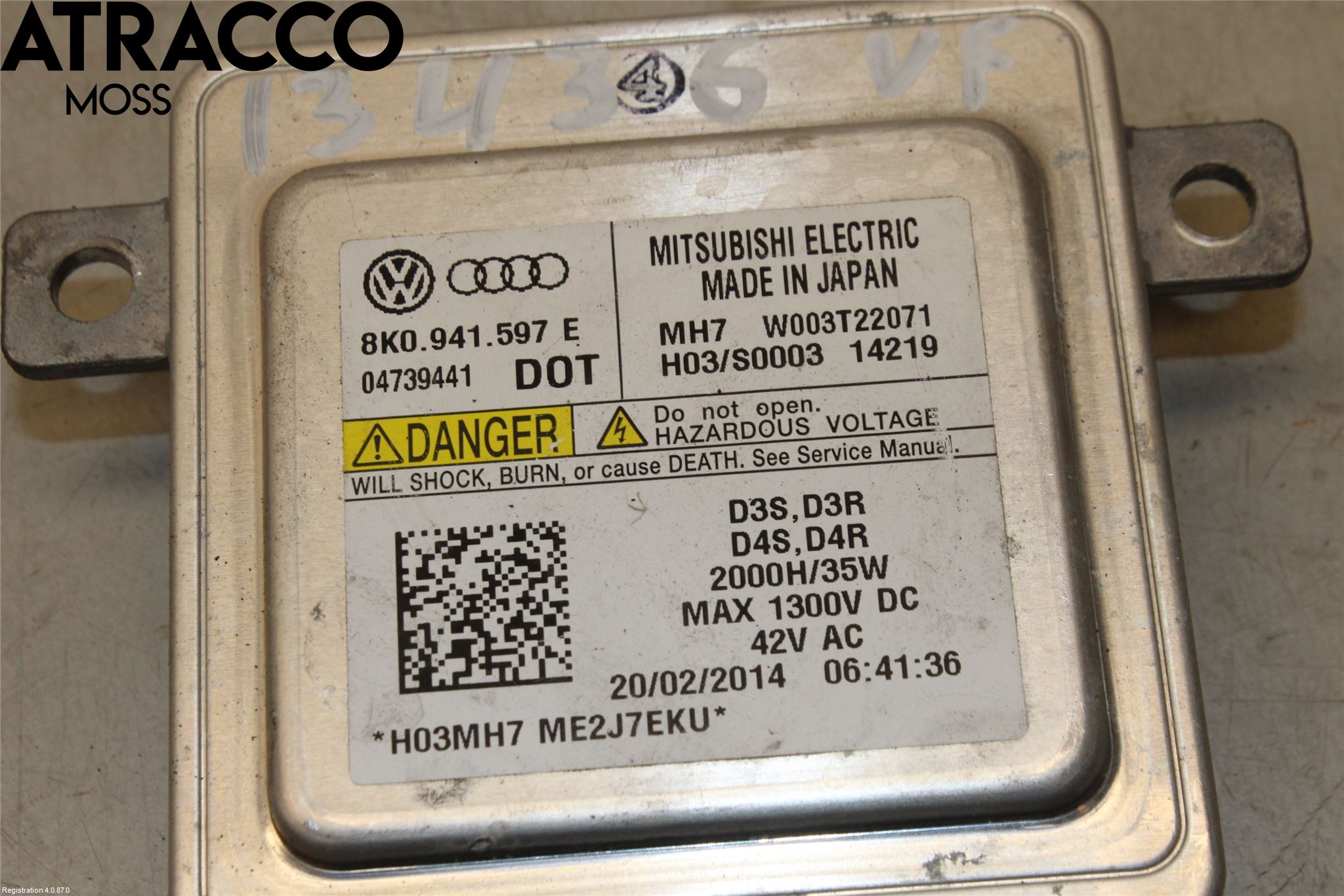 Volkswagen VW GOLF / E-GOLF VII 13-20 Styrenhet Strålkastare