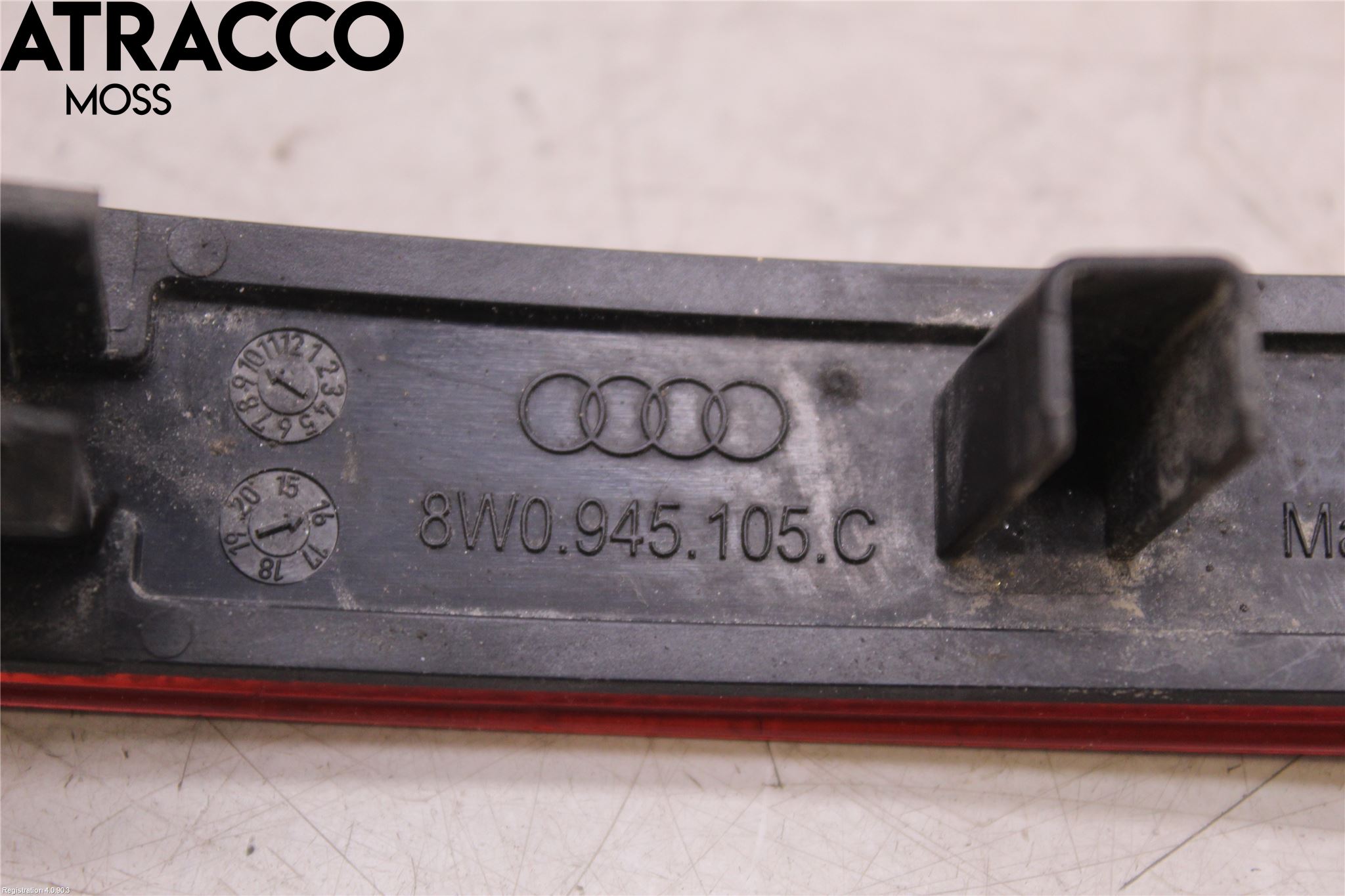 Audi A4 12-15 Dimljus/Reflex Bak