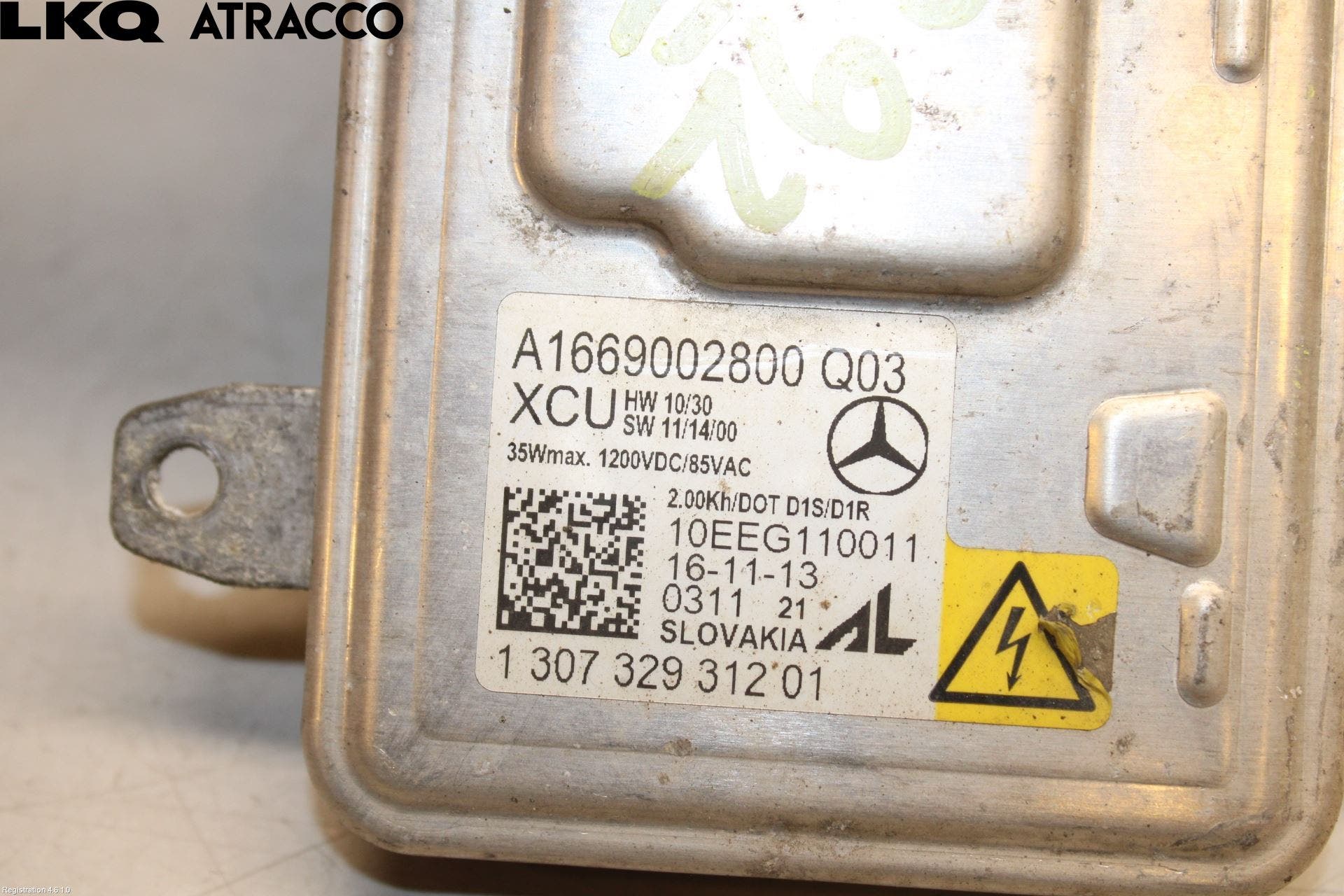Mercedes-Benz MB B-KLASS (W246/W242) 12-19 Styrenhet Strålkastare