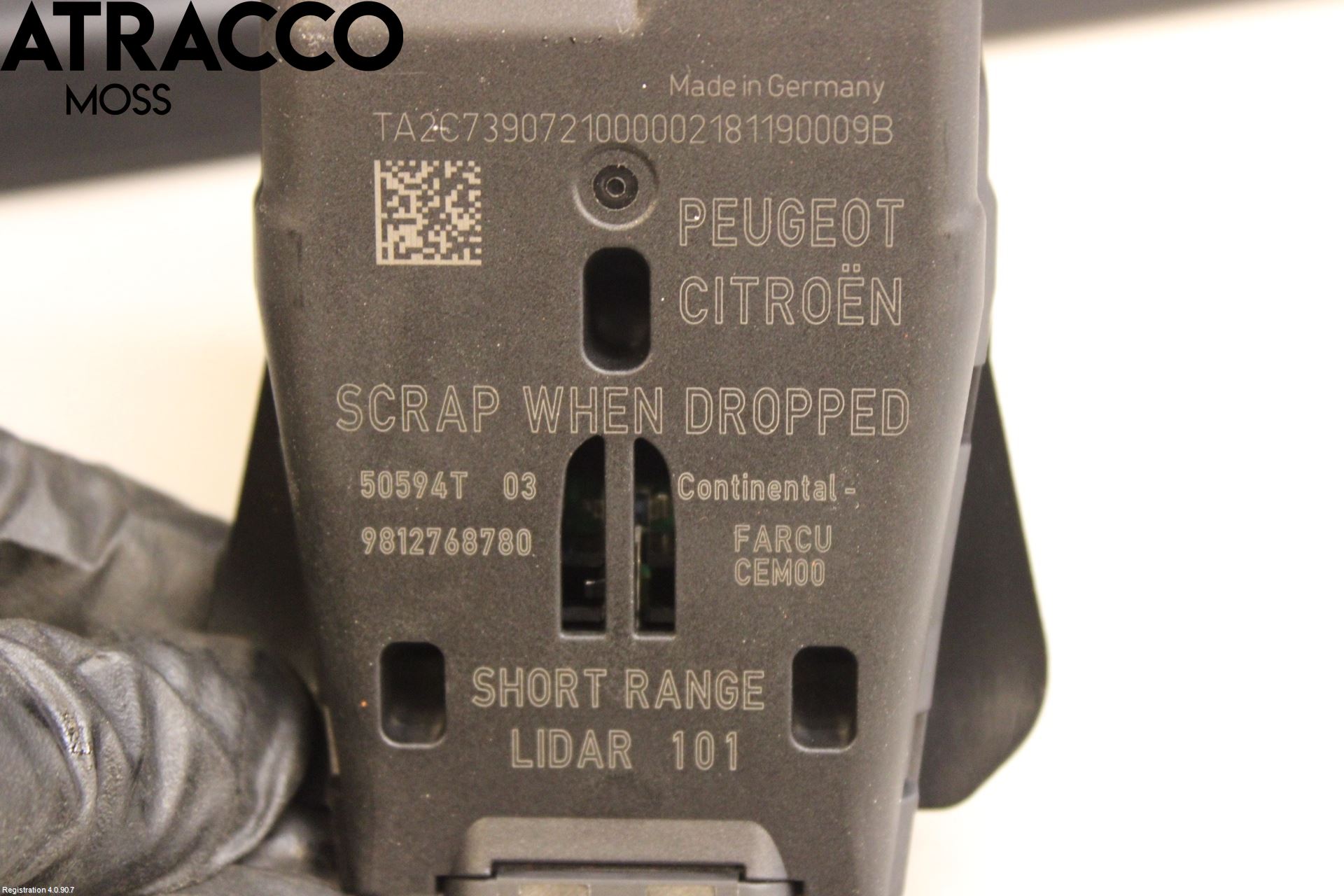 Peugeot 2008 13-20 Sensor Aktivt Kollisionsskydd