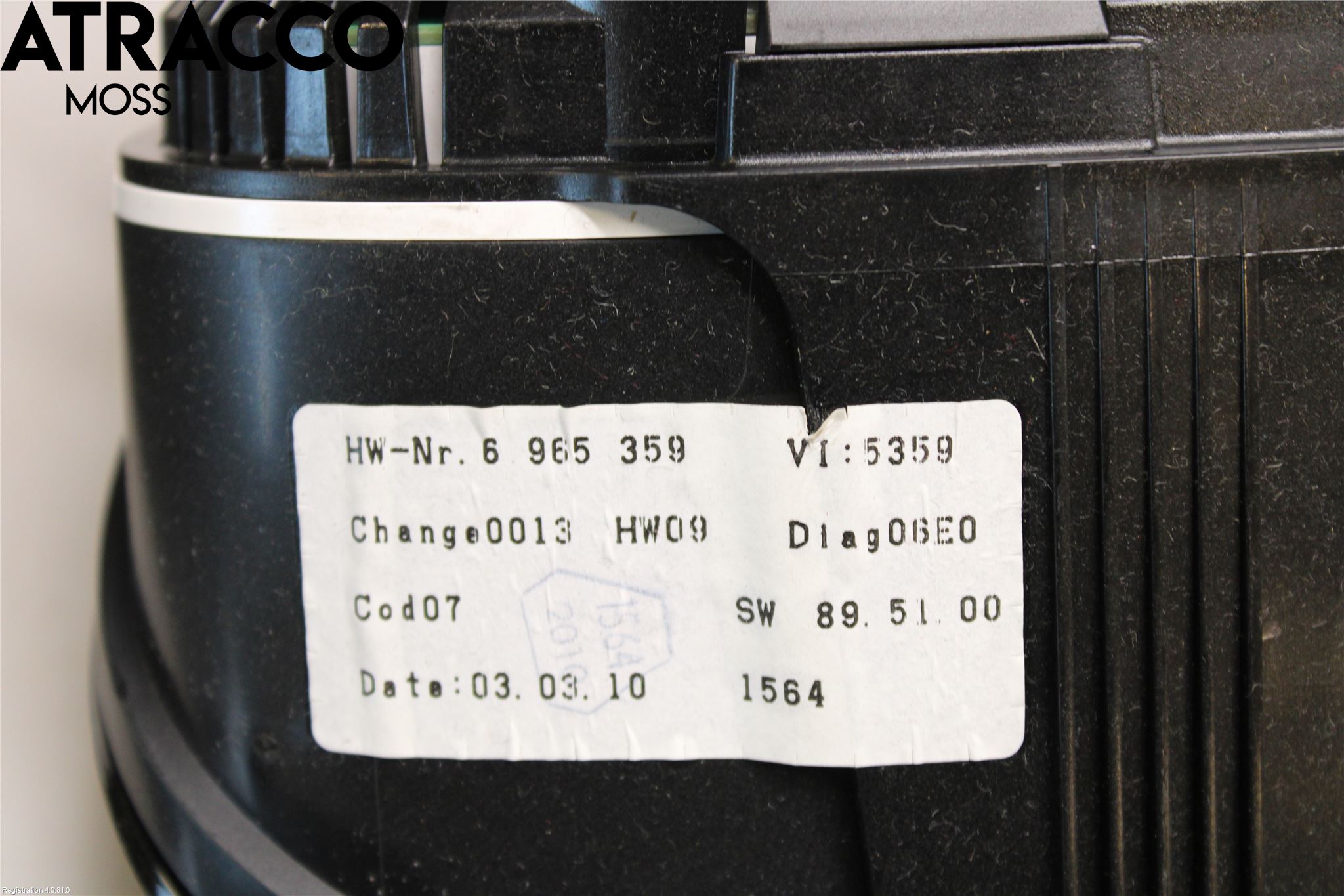 BMW 5 E60/61 Sed/Tou 02-10 Instrument Komb