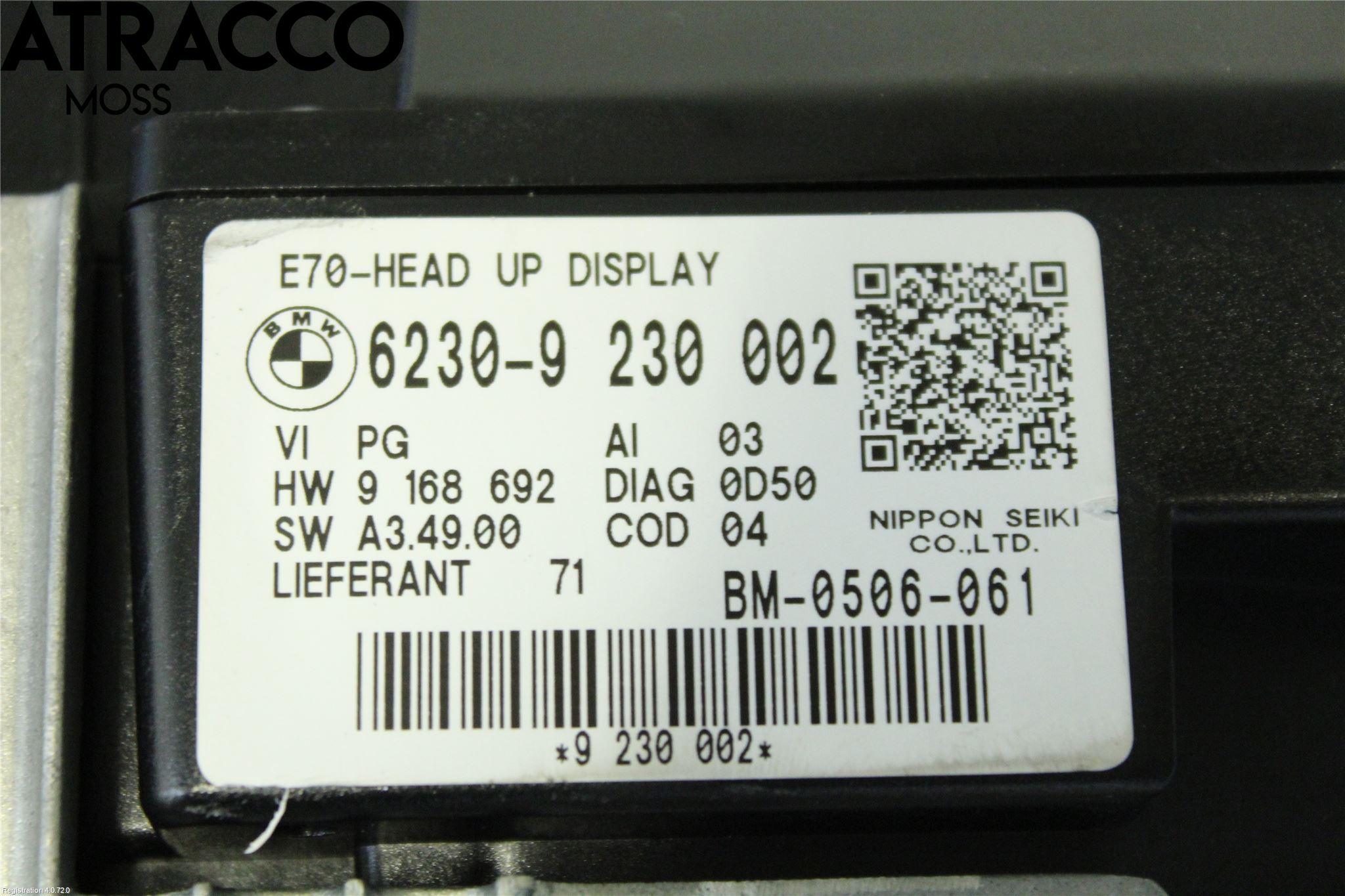 BMW X5 E70 07-13 Multifunktionsdisplay