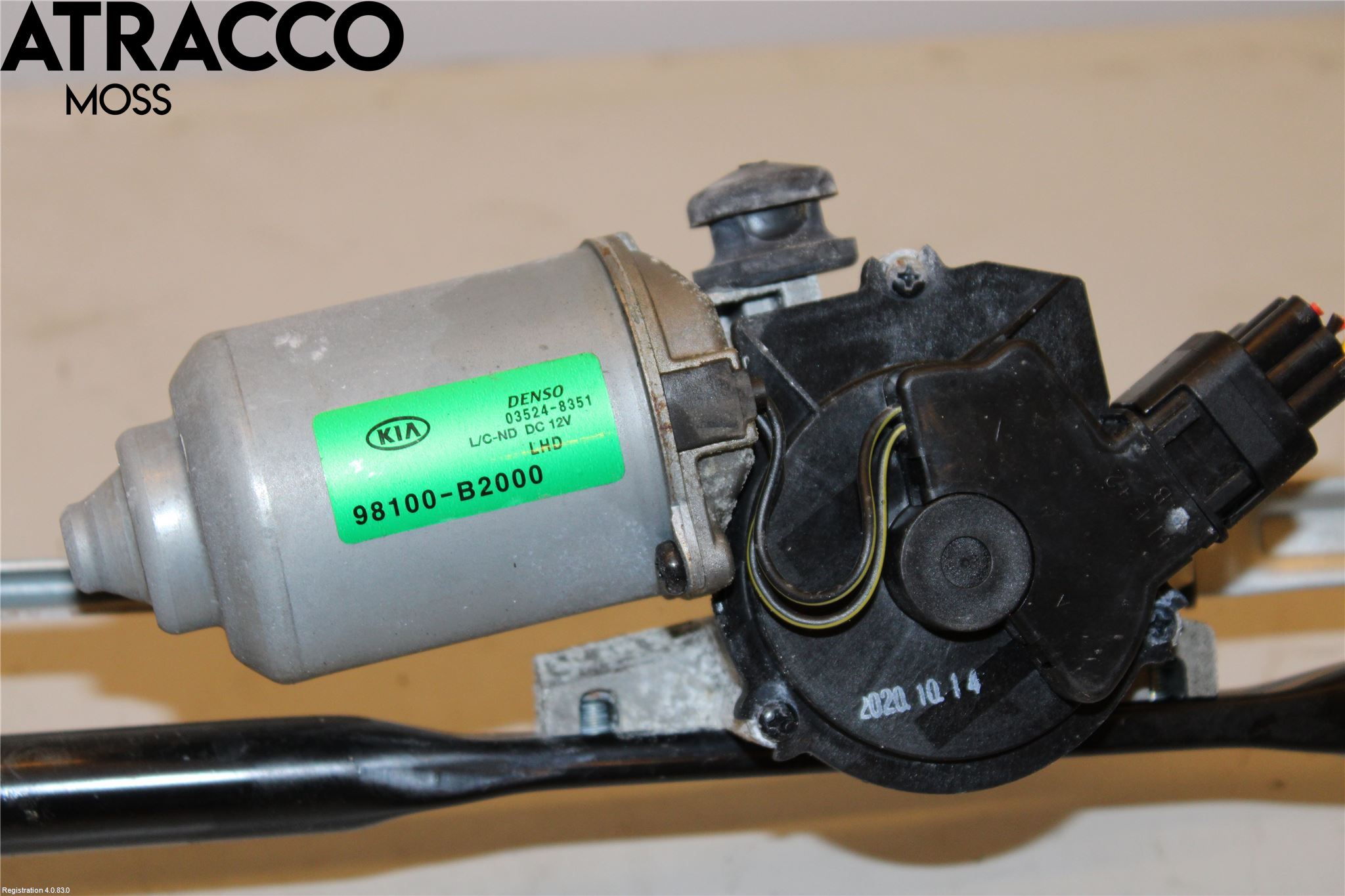 Kia SOUL 09- Torkarmotor Vindruta