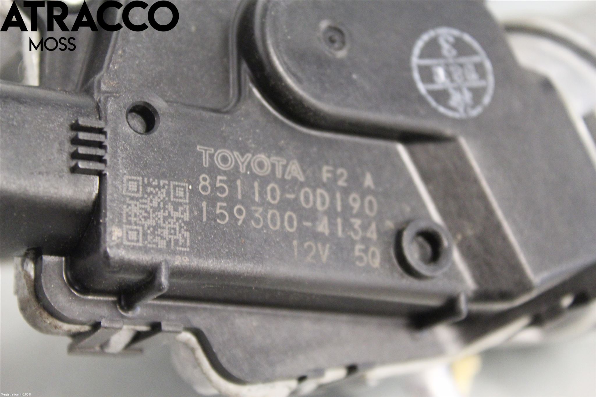 Toyota YARIS XP130 12-14 Torkarmotor Vindruta