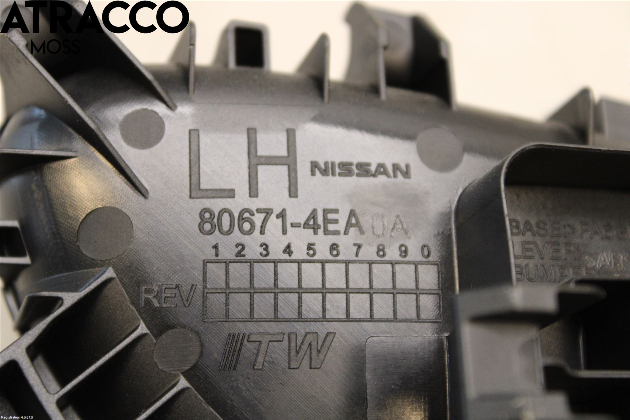 Nissan QASHQAI 14-17 Dörrhandtag Inre Vä